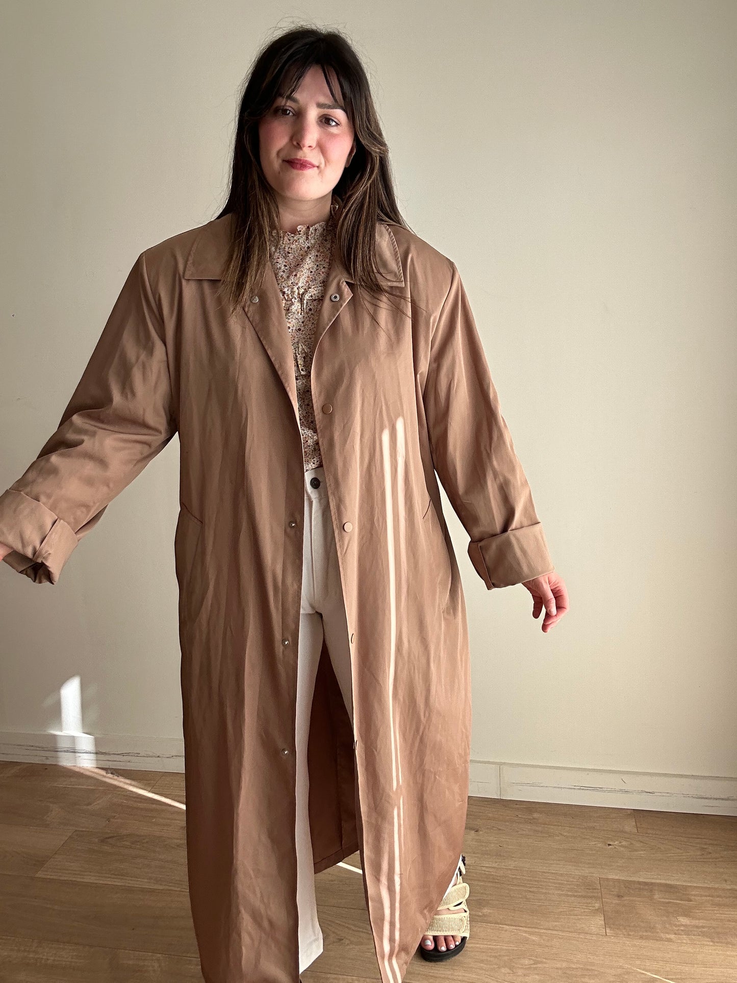 The Frankie Shop Lightweight Trench Coat, XS/S