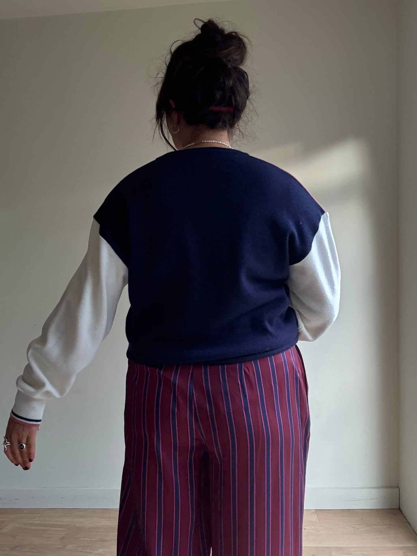 Vintage Wool Mix Golf Jumper, M