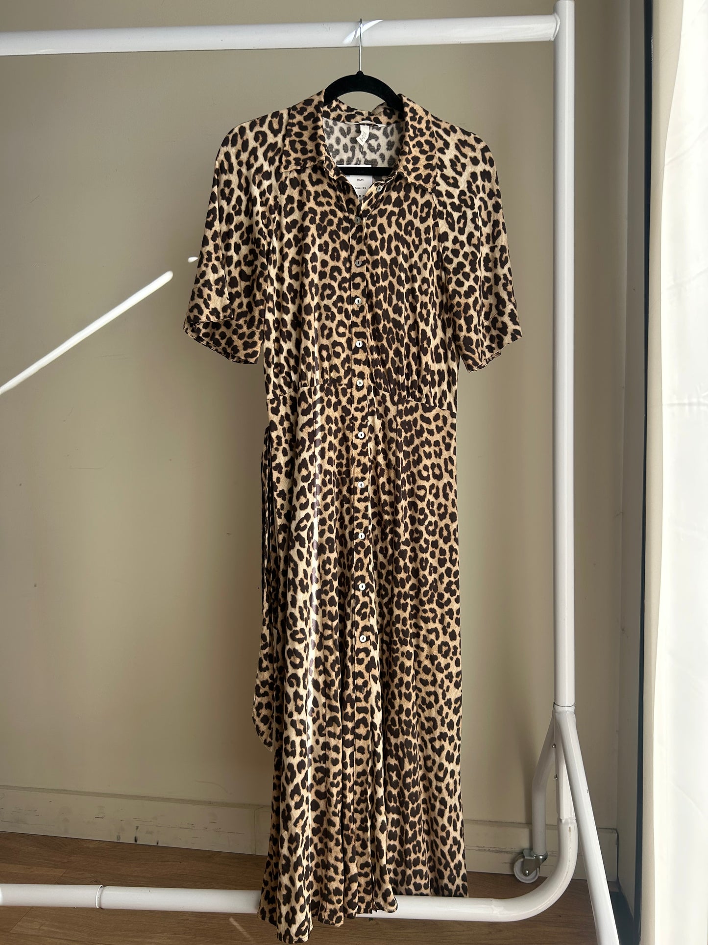 Leopard H&M Midi Dress, XS