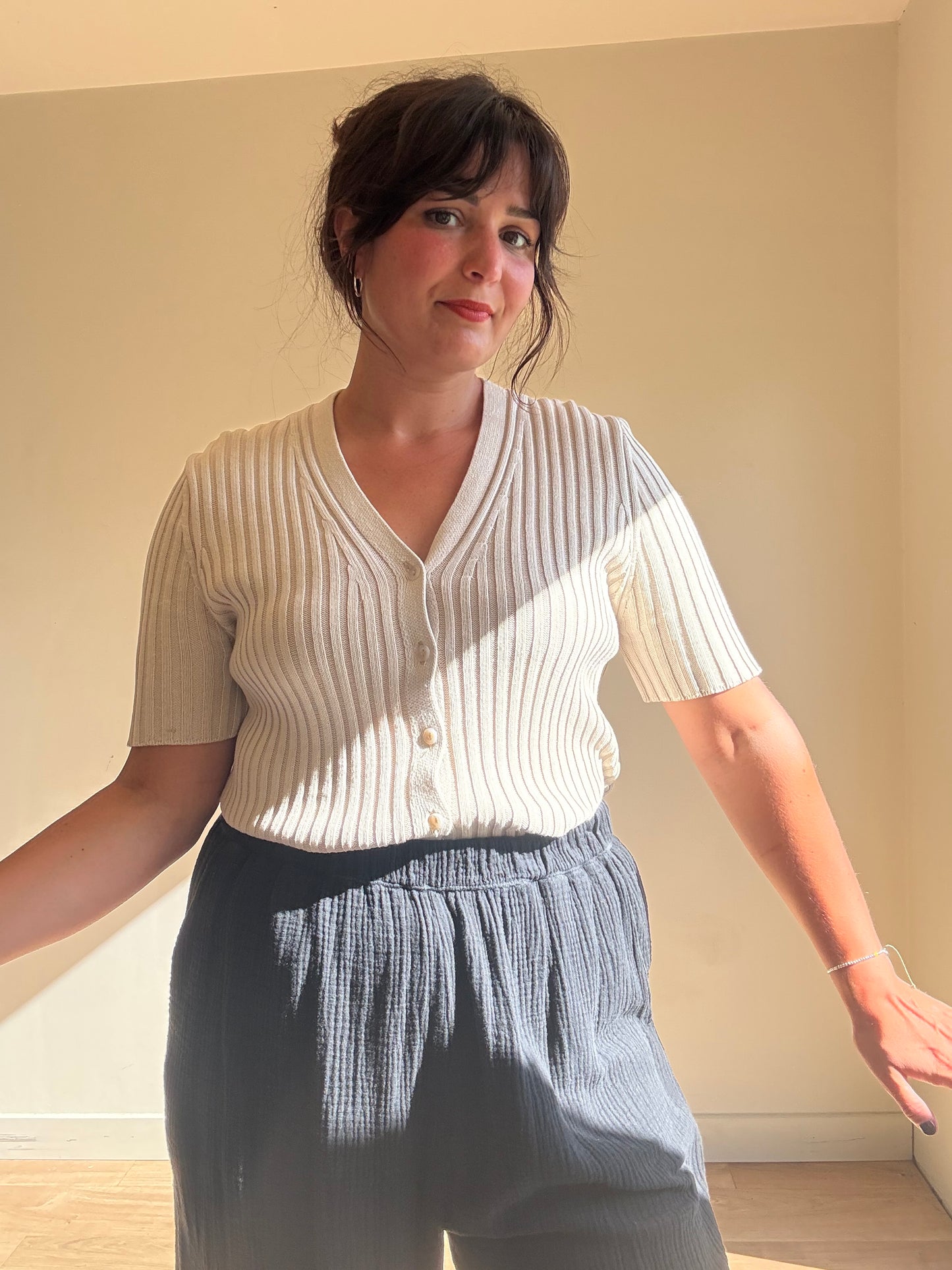 Vintage St Michael’s Button Up Top, XL