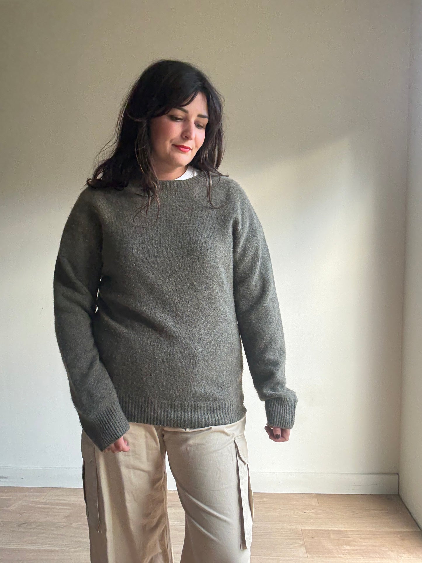 Y.M.C Merino & Cashmere Crew Neck Jumper, M