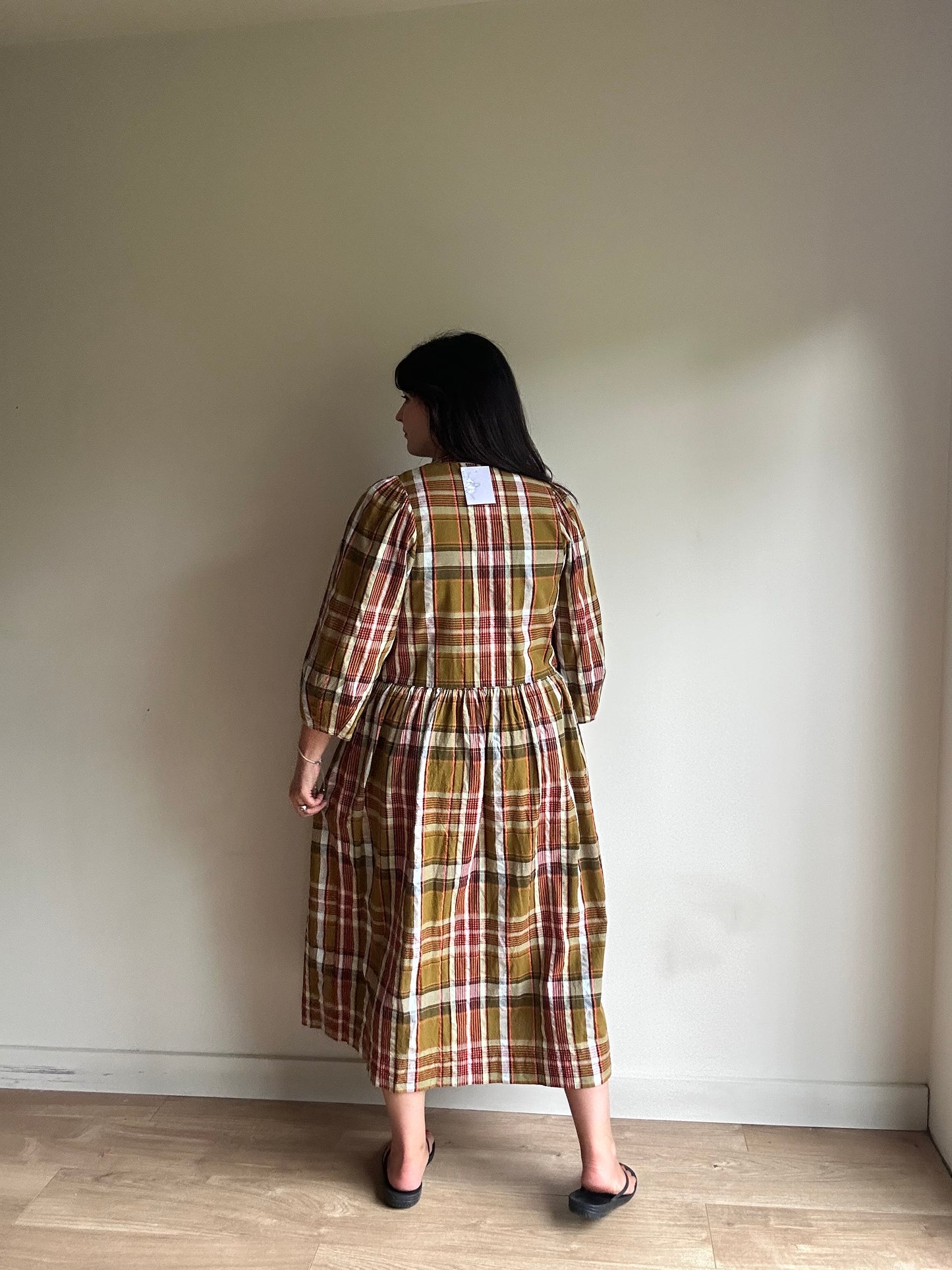 Toast Strata Check Dress, 12