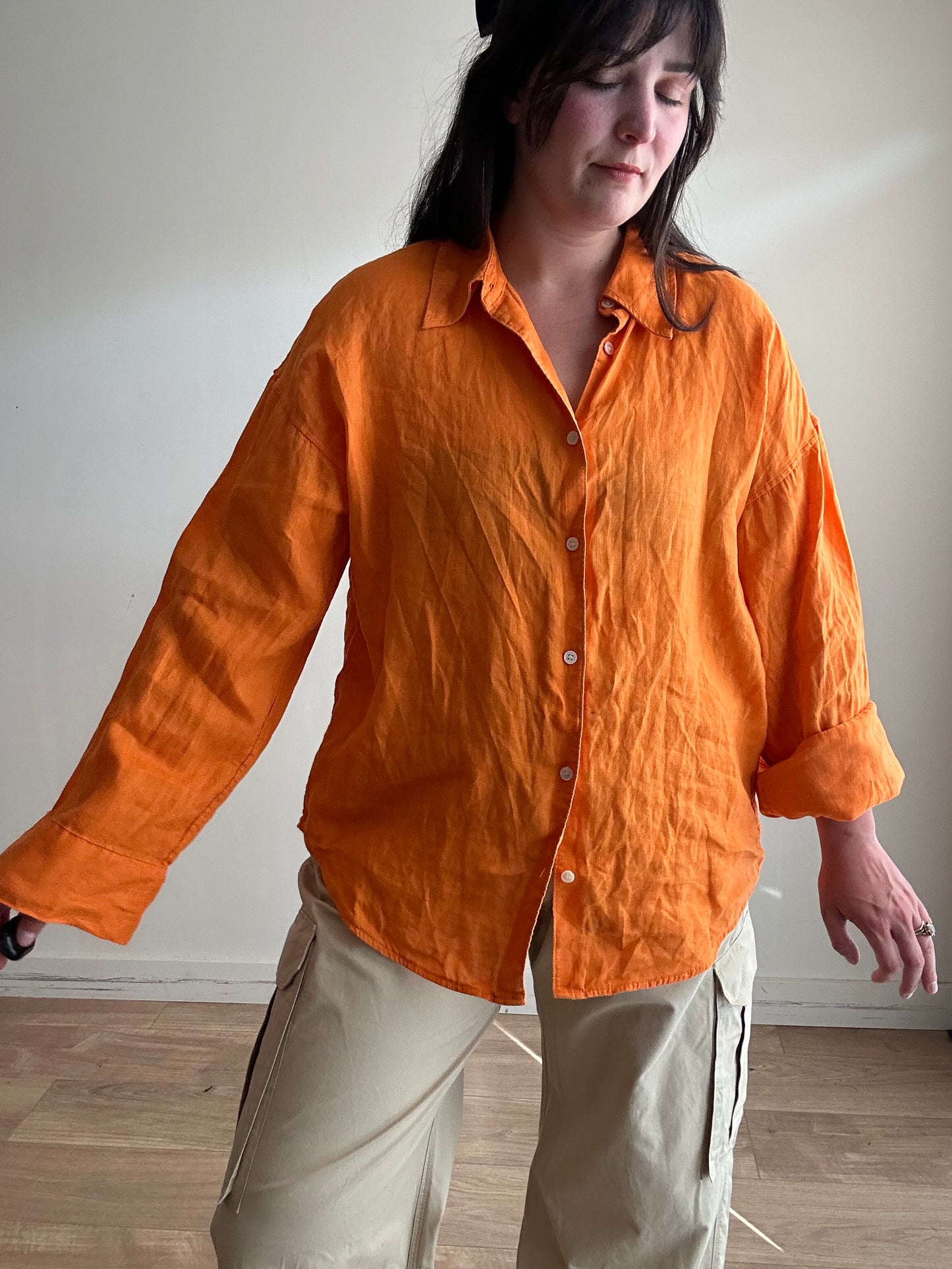 Arket Linen Shirt - Size 38