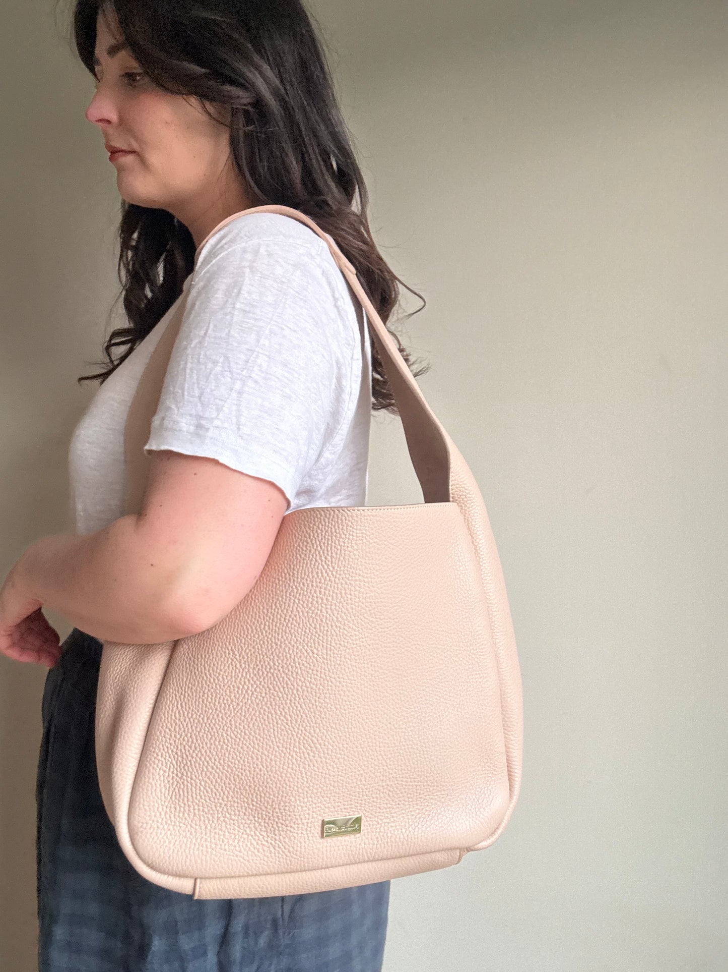 Russell & Bromley Grained Leather Shoulder Handbag