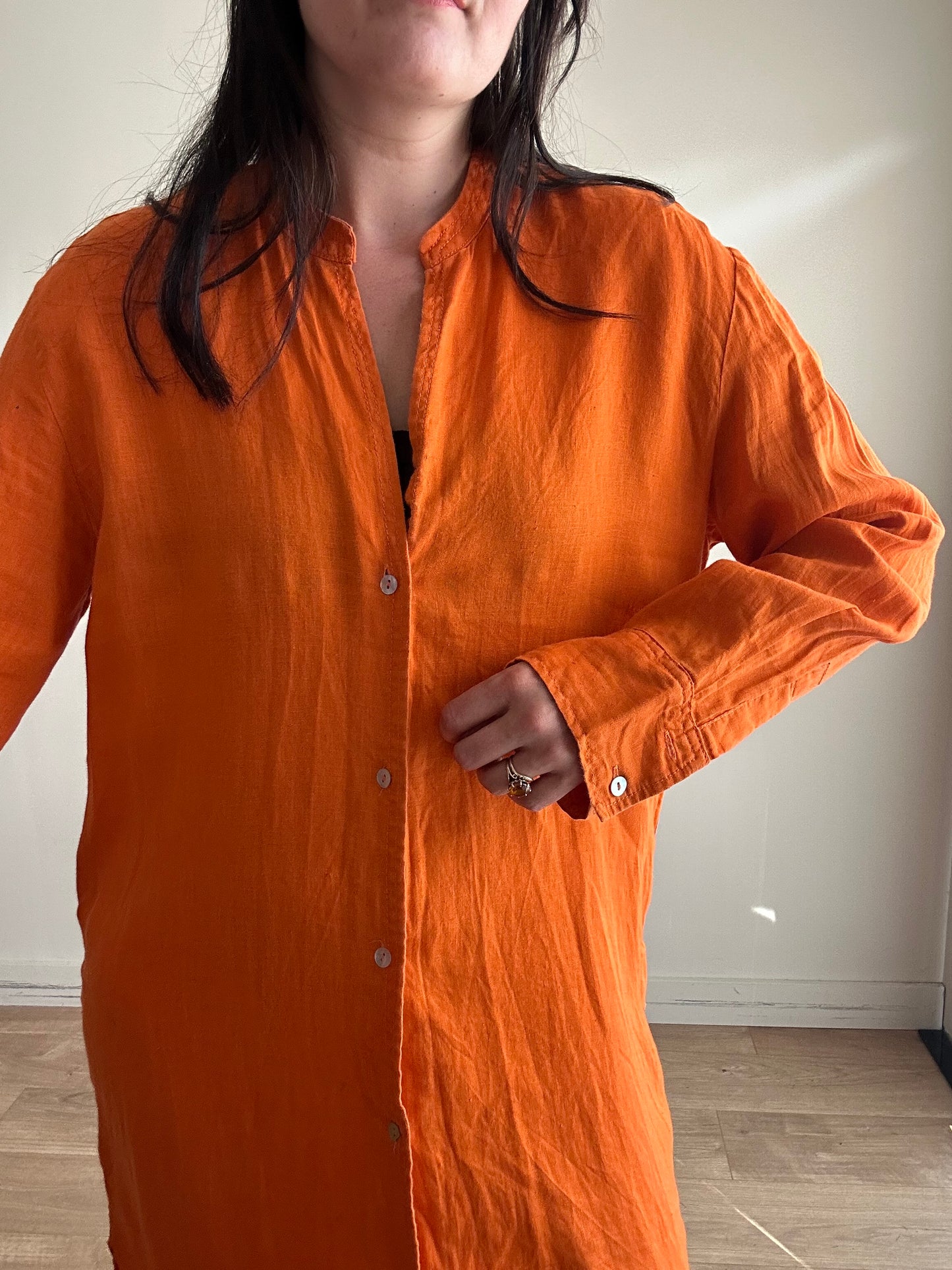 Zara Linen Dress - Size M
