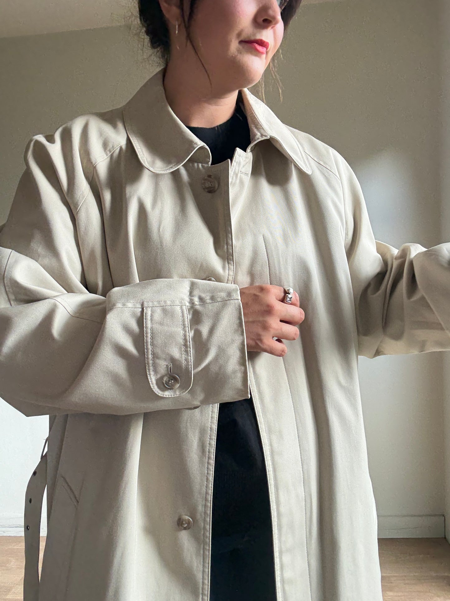 Vintage Mr Harry Trench Coat with Lining, L / XL