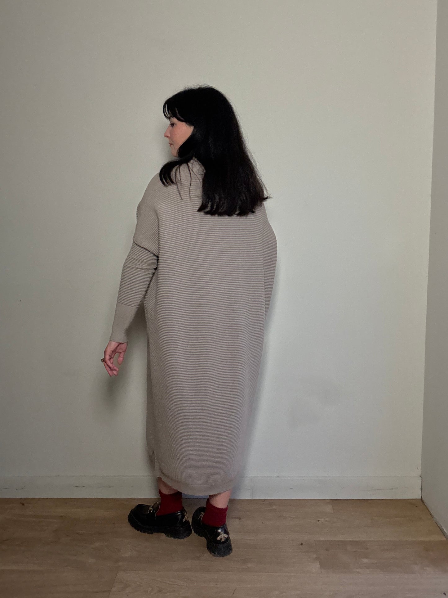 Plumo Studio Ribbed Roll-neck Jumper Dress, One Size