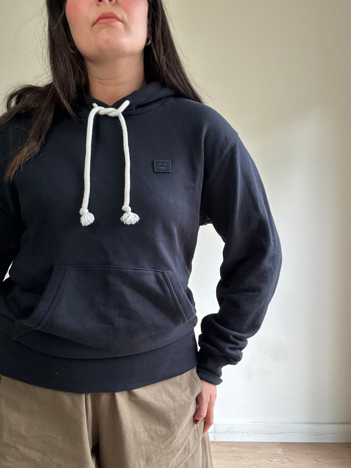 Acne Studios Cotton Fairah Hoodie, S