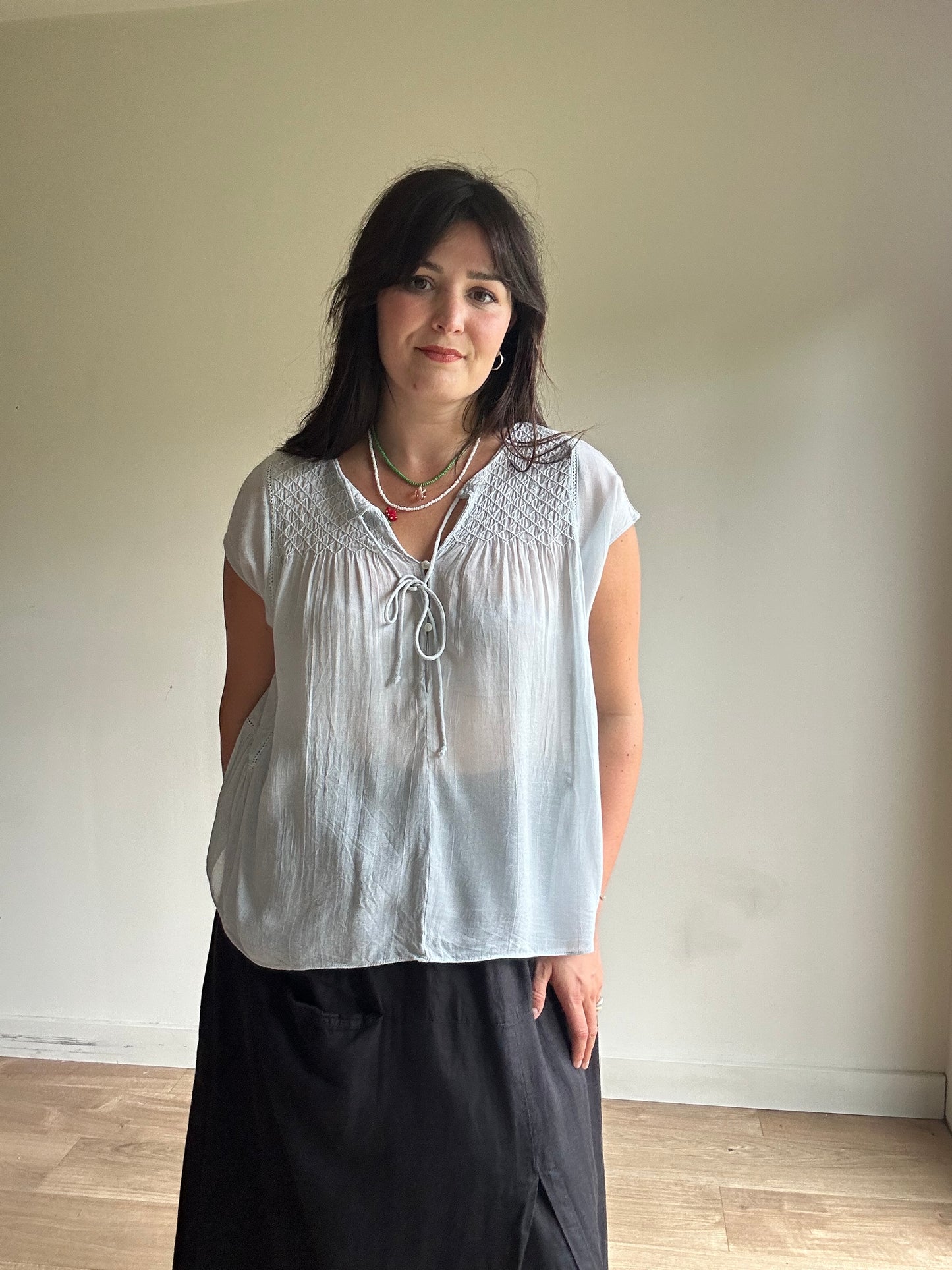 Zara Delicate Embroidered Blouse, S*