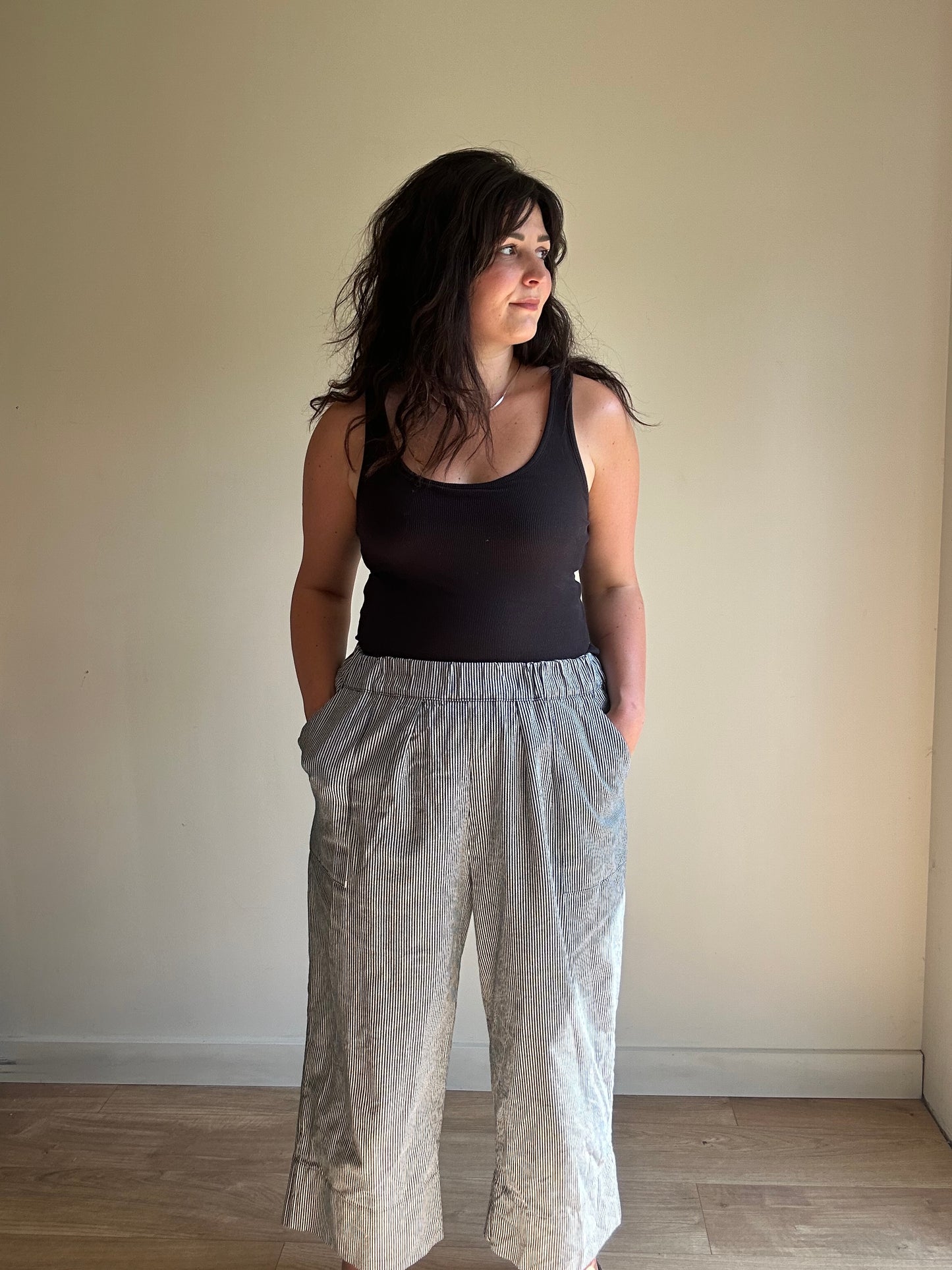 AK Threads Stripe Casual Trousers, XL