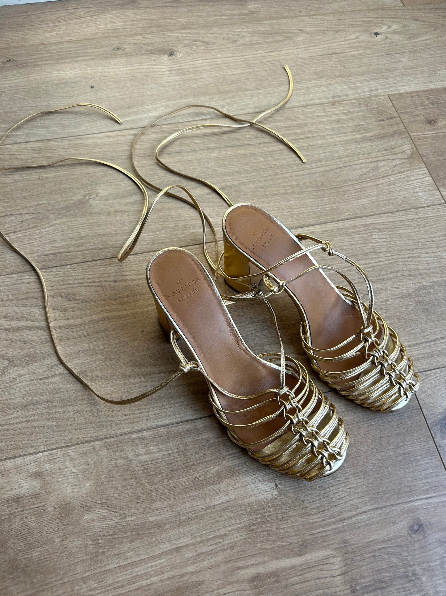 Sezane Sofia Heeled Sandals, 40