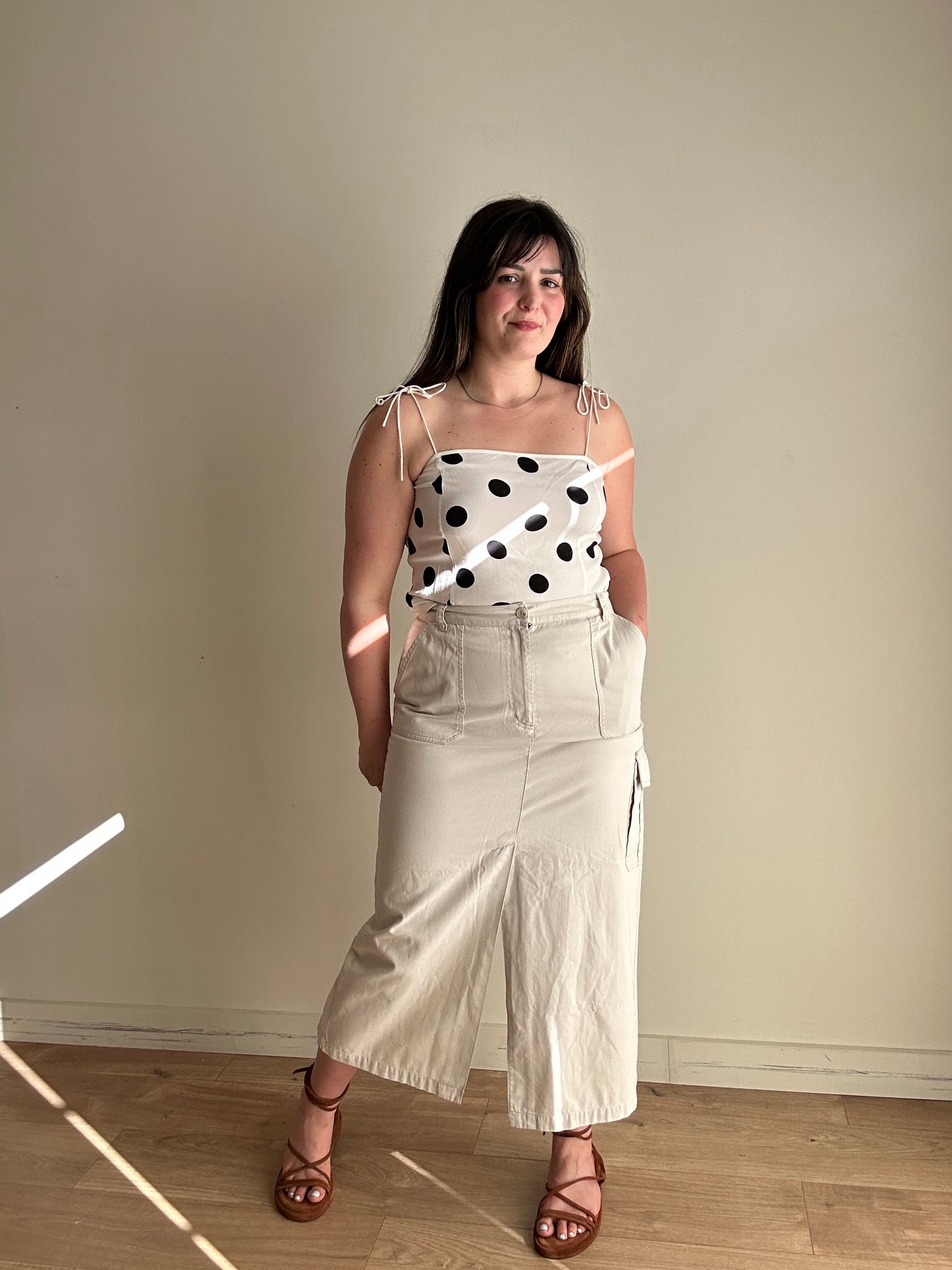 Vintage Utility Midi Skirt, 12-14