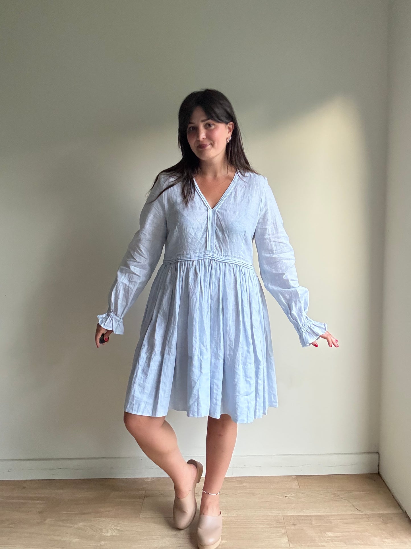 Cabbages and Roses NEW Linen & Cotton Dress, 12-14