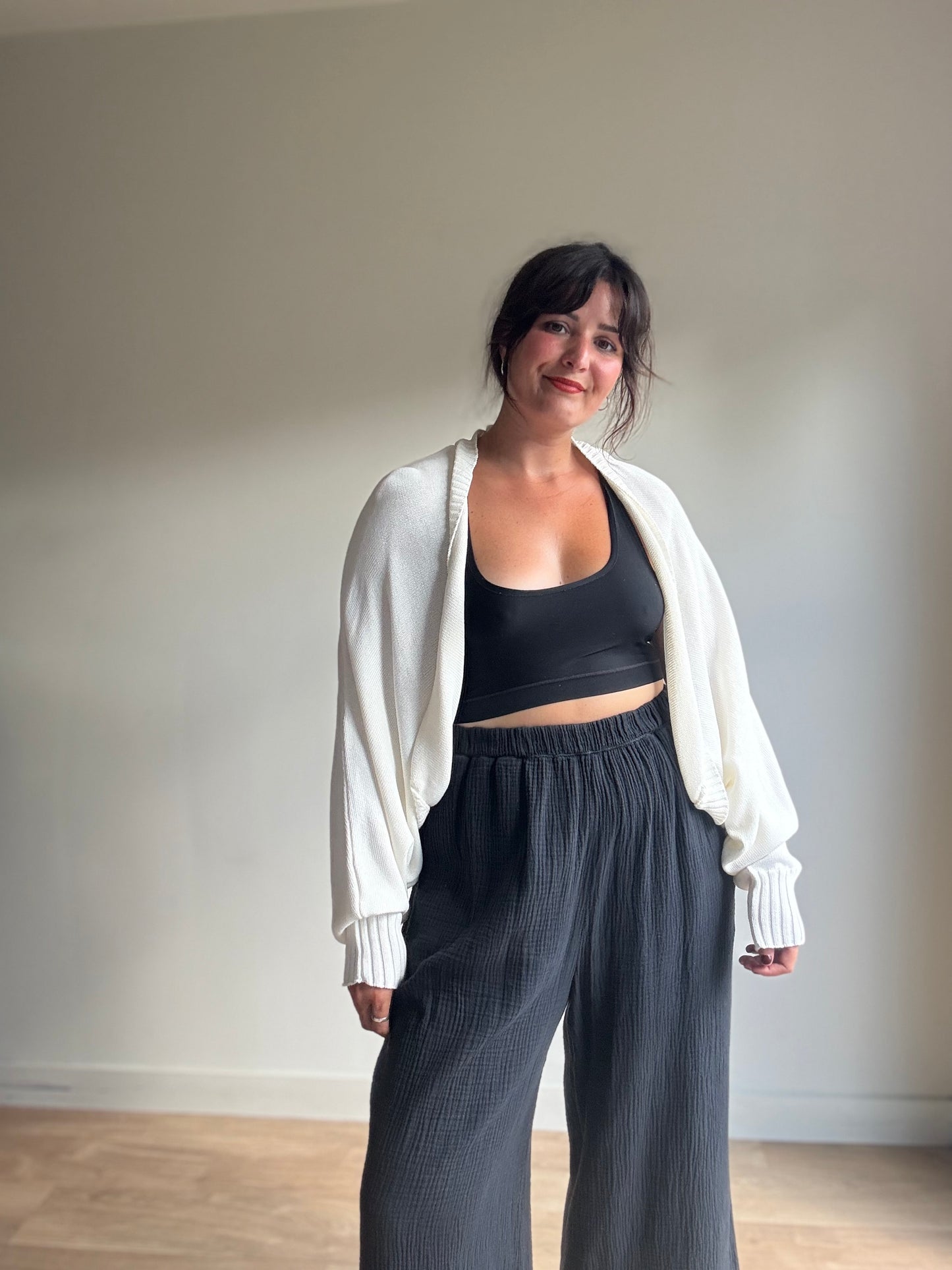 DKNY Open Cardigan, Large
