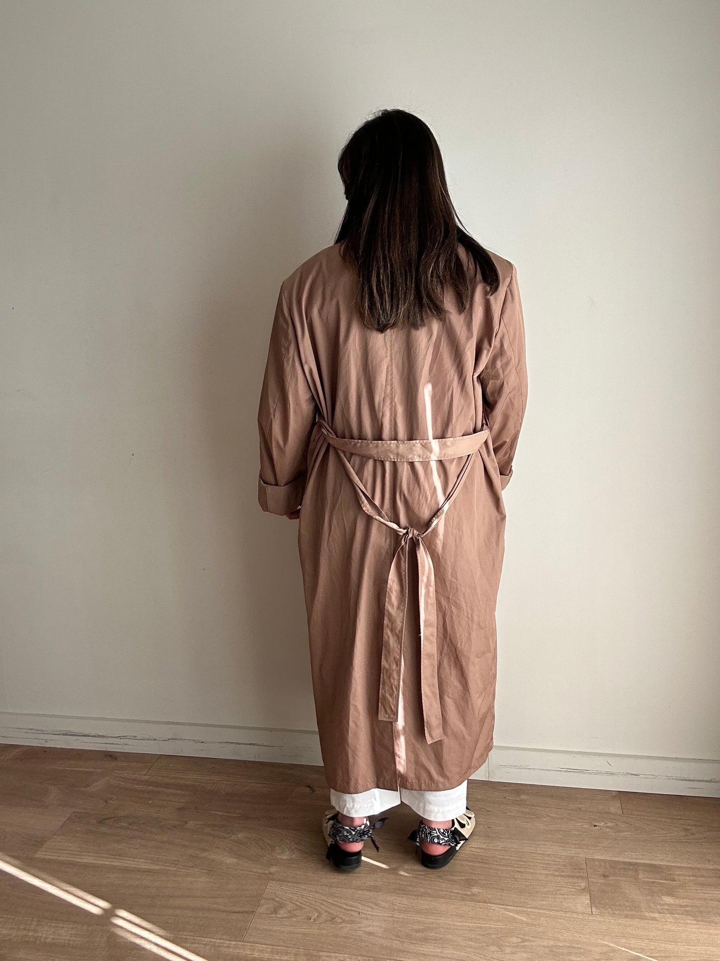 The Frankie Shop Lightweight Trench Coat, XS/S Oversized