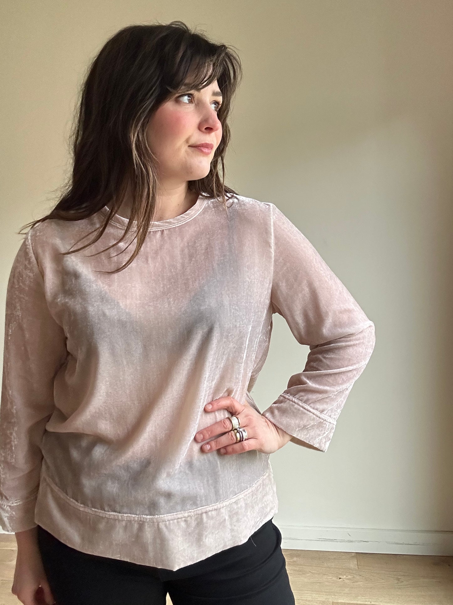 Samsoe Samsoe Christy Velour Top, L