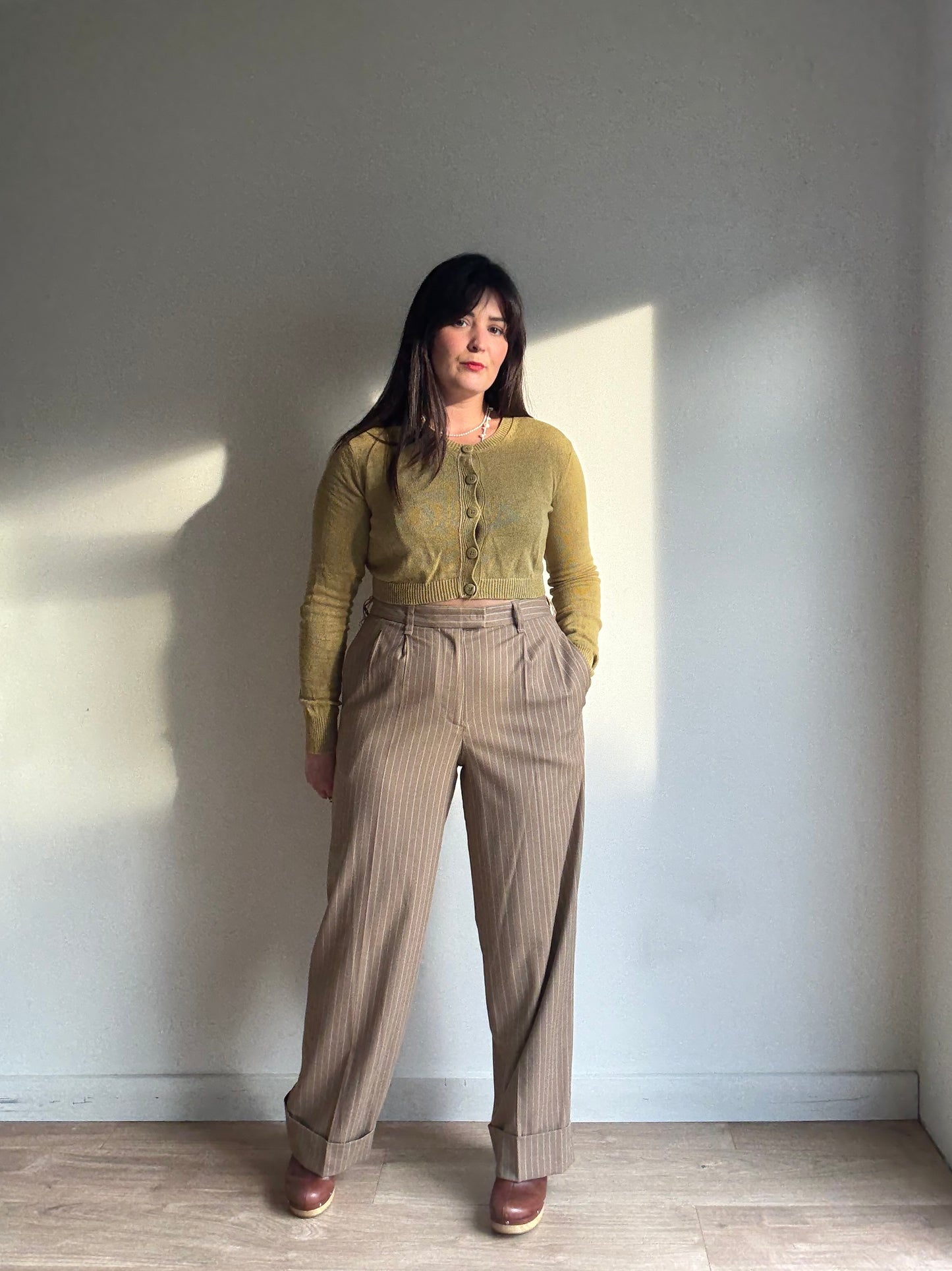 Rag & Bone NY Pinstripe Marianne Trousers, 14
