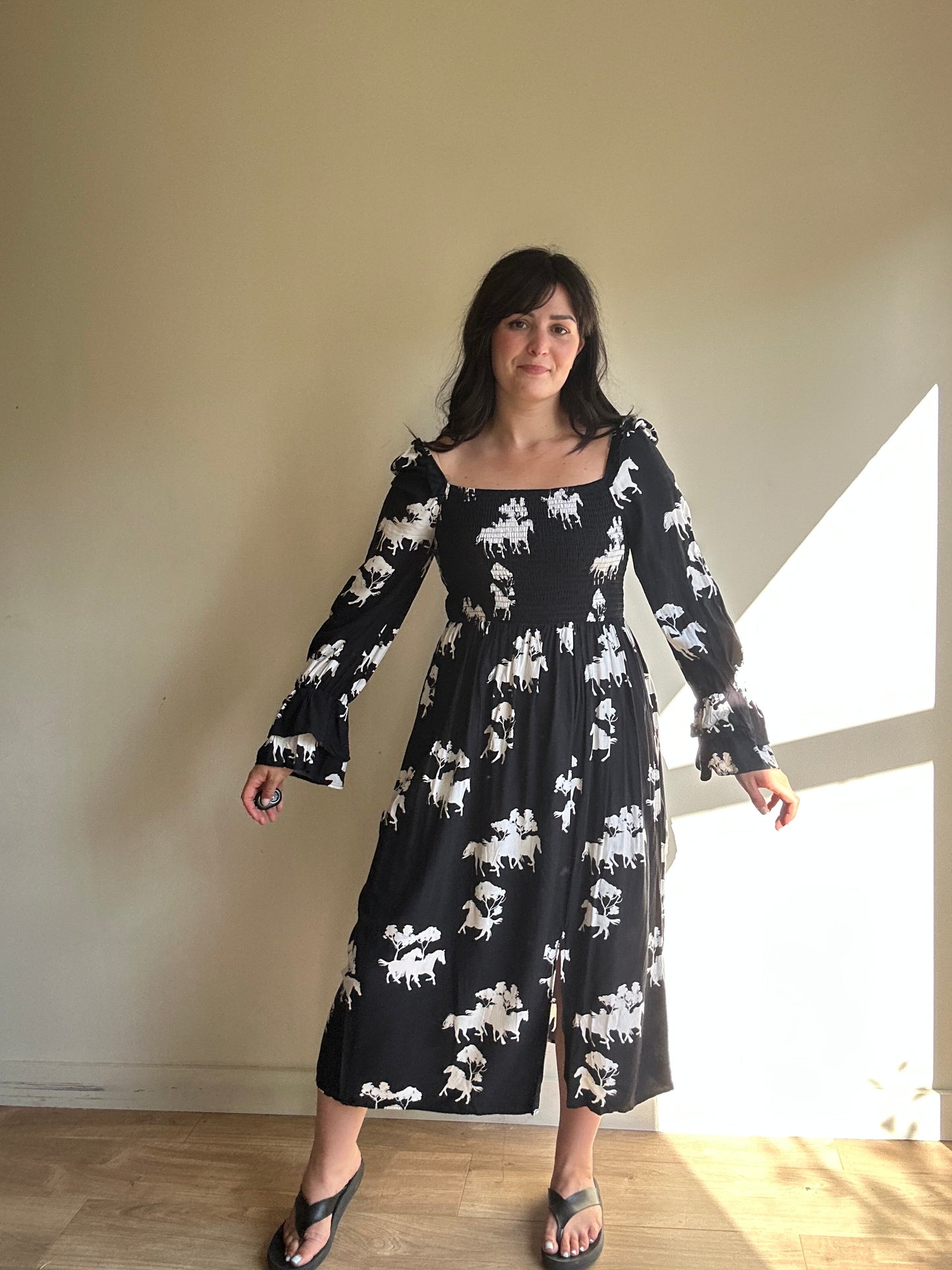 Never Fully Dresses Printed Dress, 12