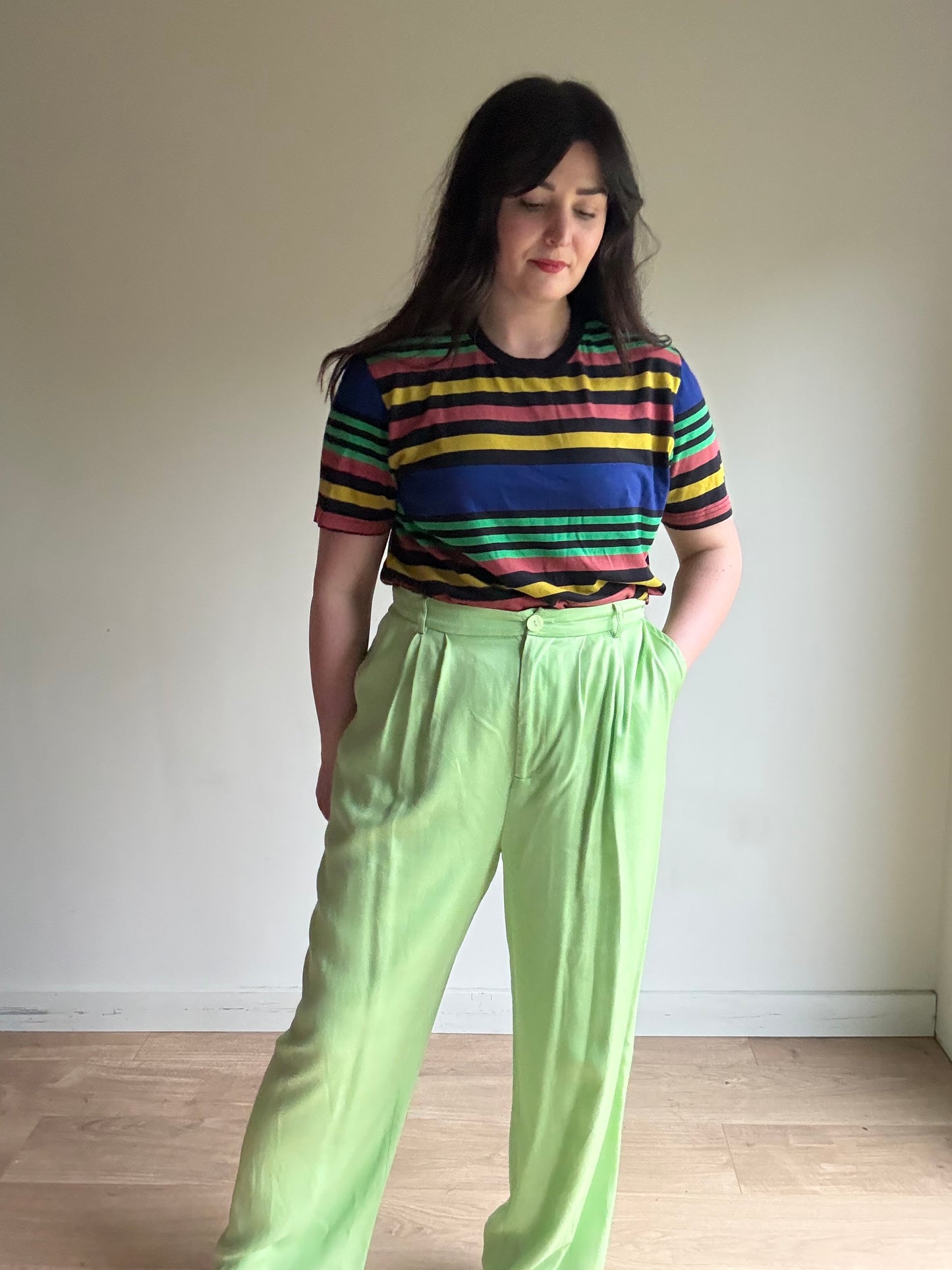 Kitri Wide Leg Tailored Trousers, 16