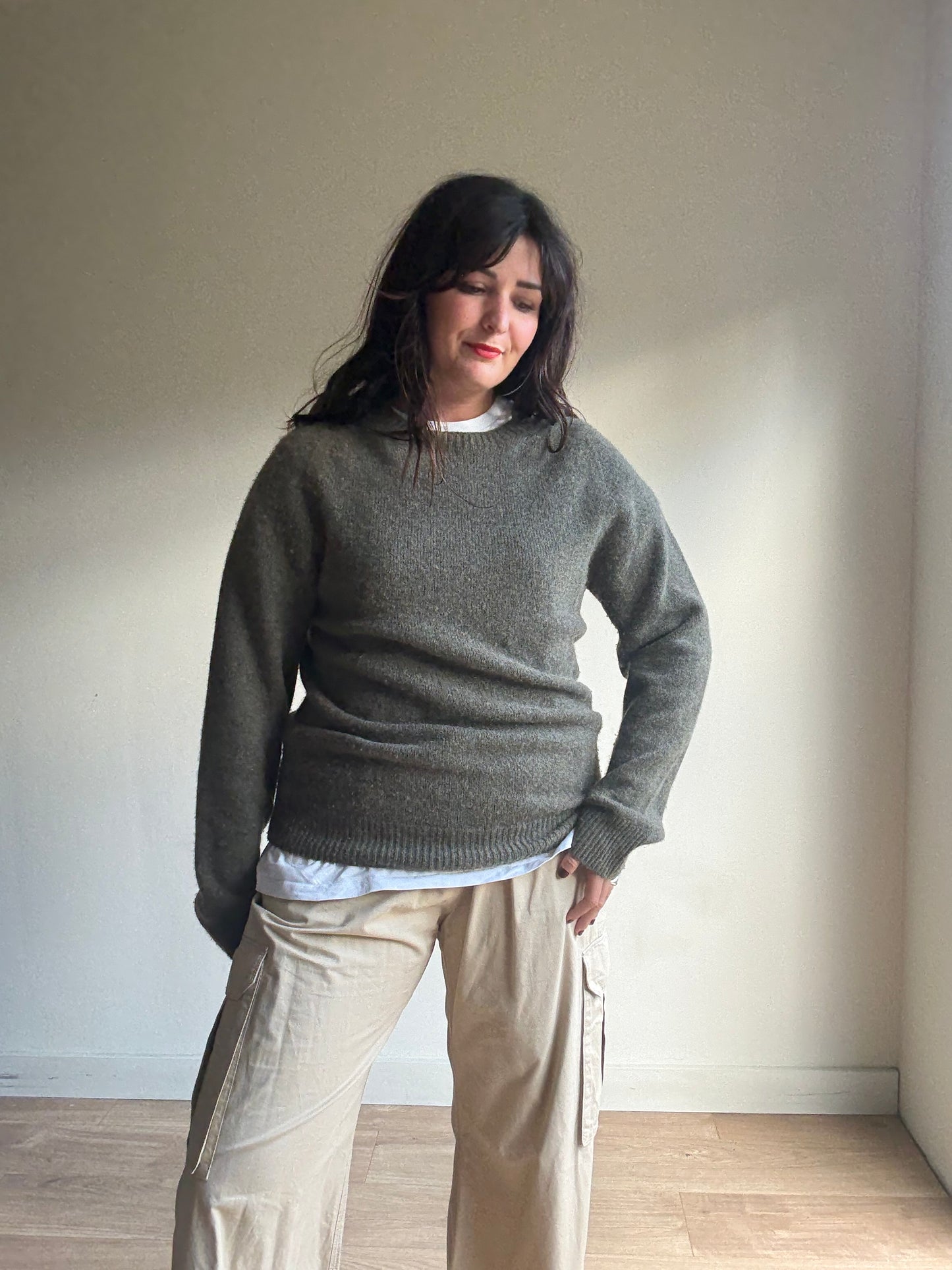 Y.M.C Merino & Cashmere Crew Neck Jumper, M
