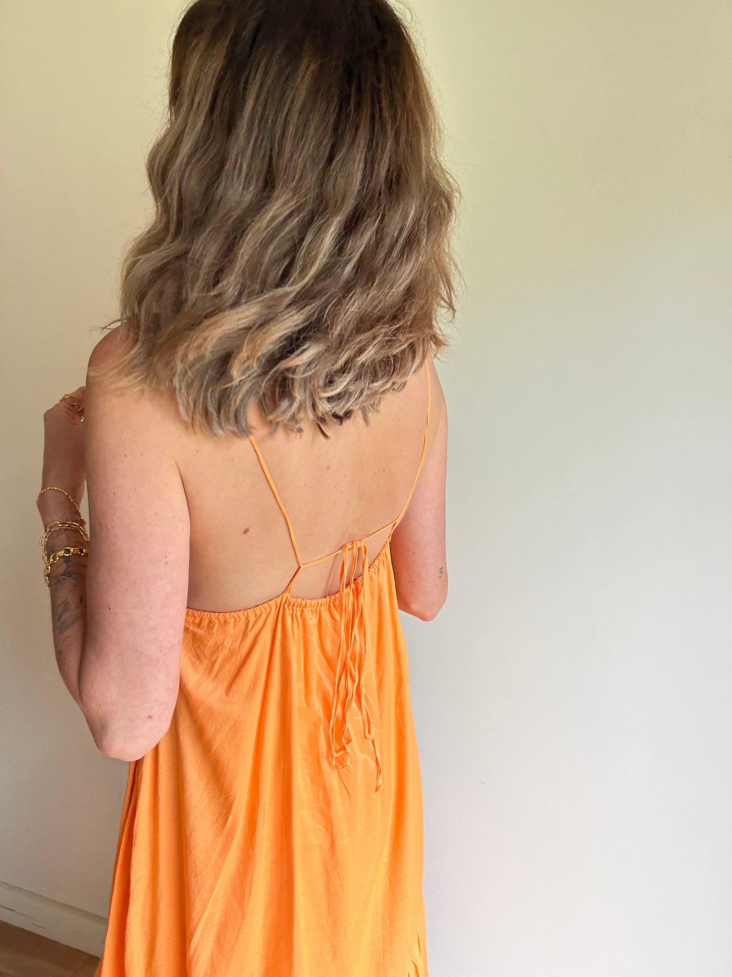 Faithfull The Brand Cotton Strappy Maxi Dress, M