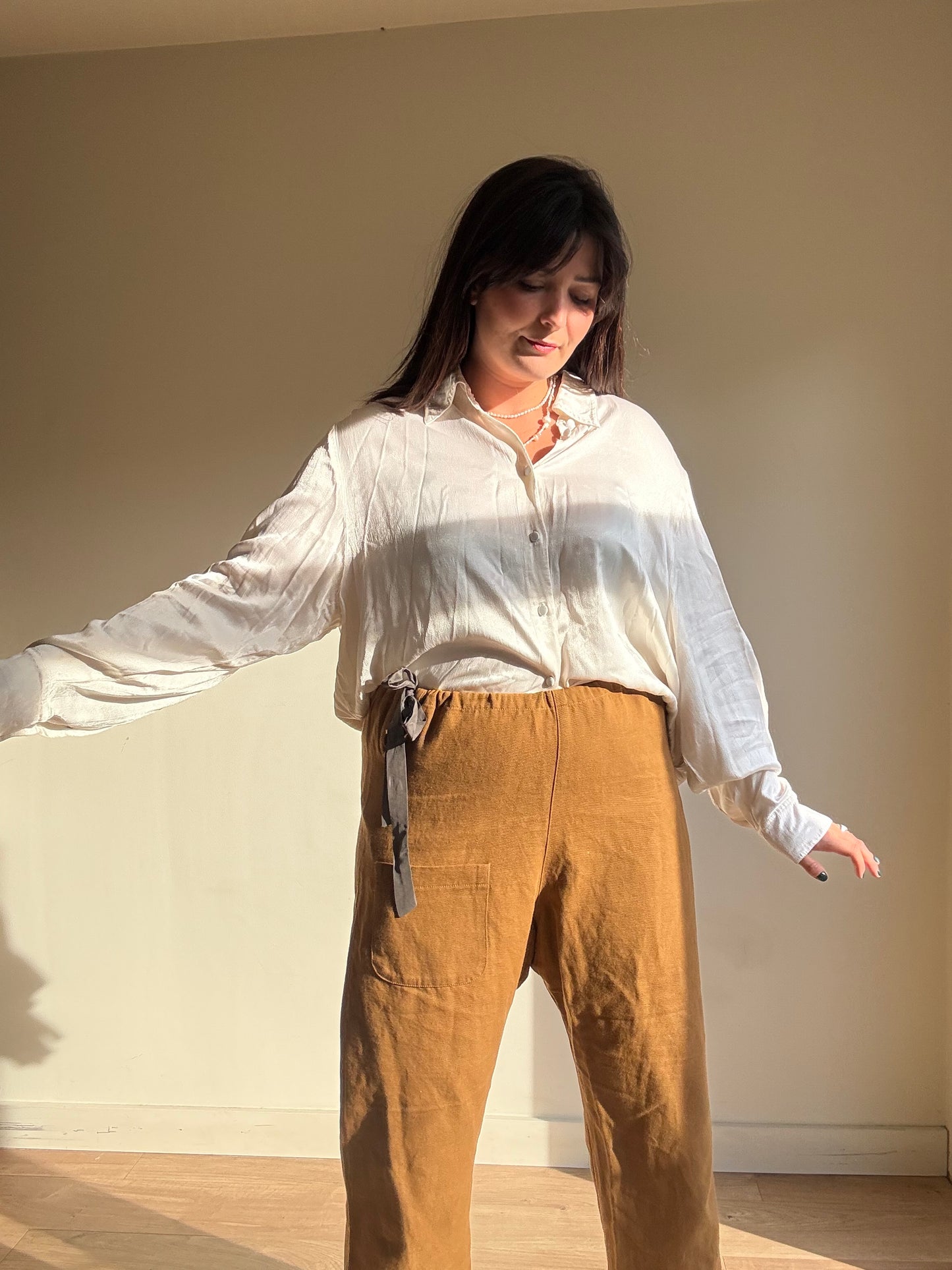 Ghost Satin Ellie Shirt, XL