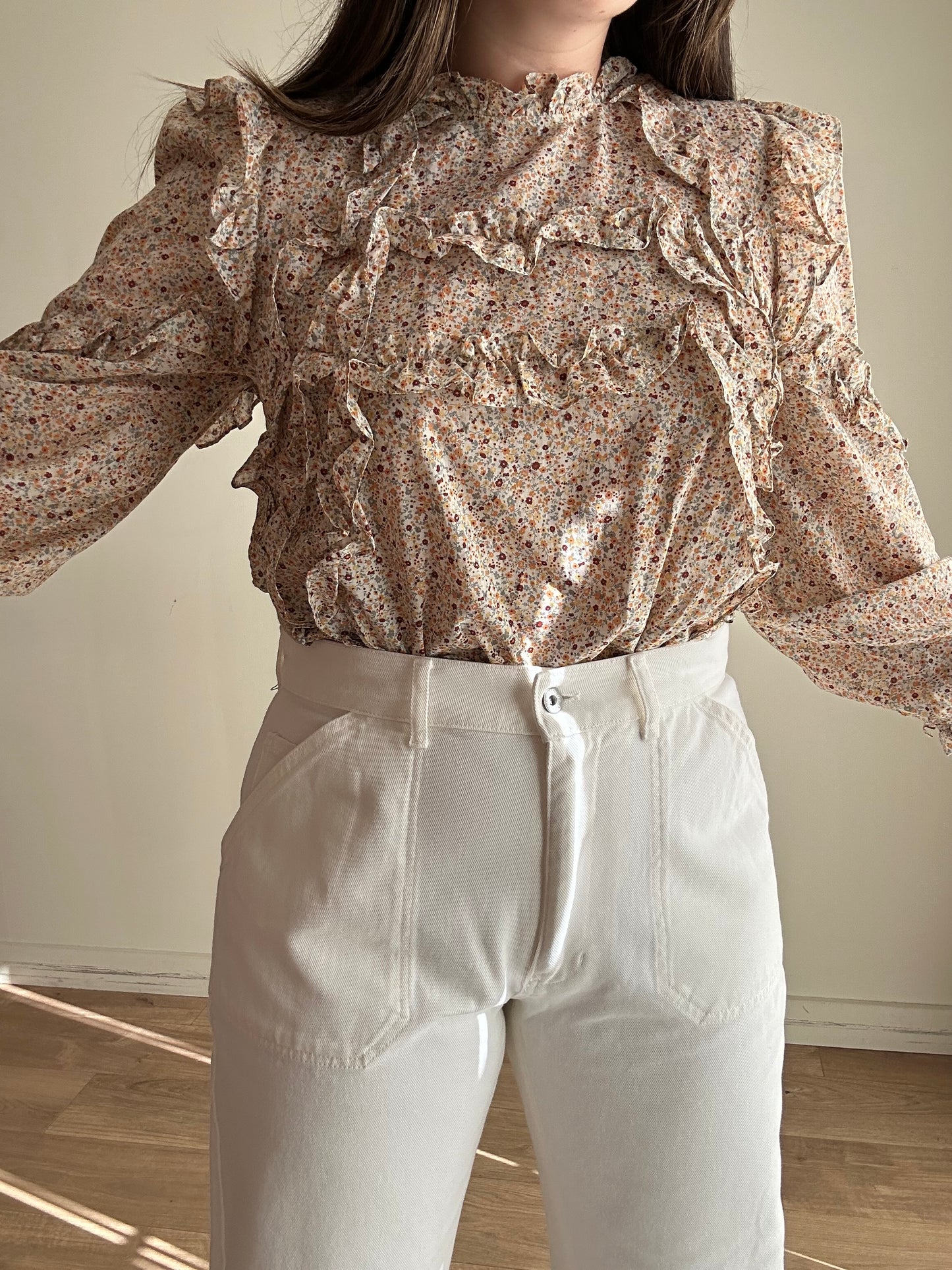 White Albam Utility Jeans, 32''
