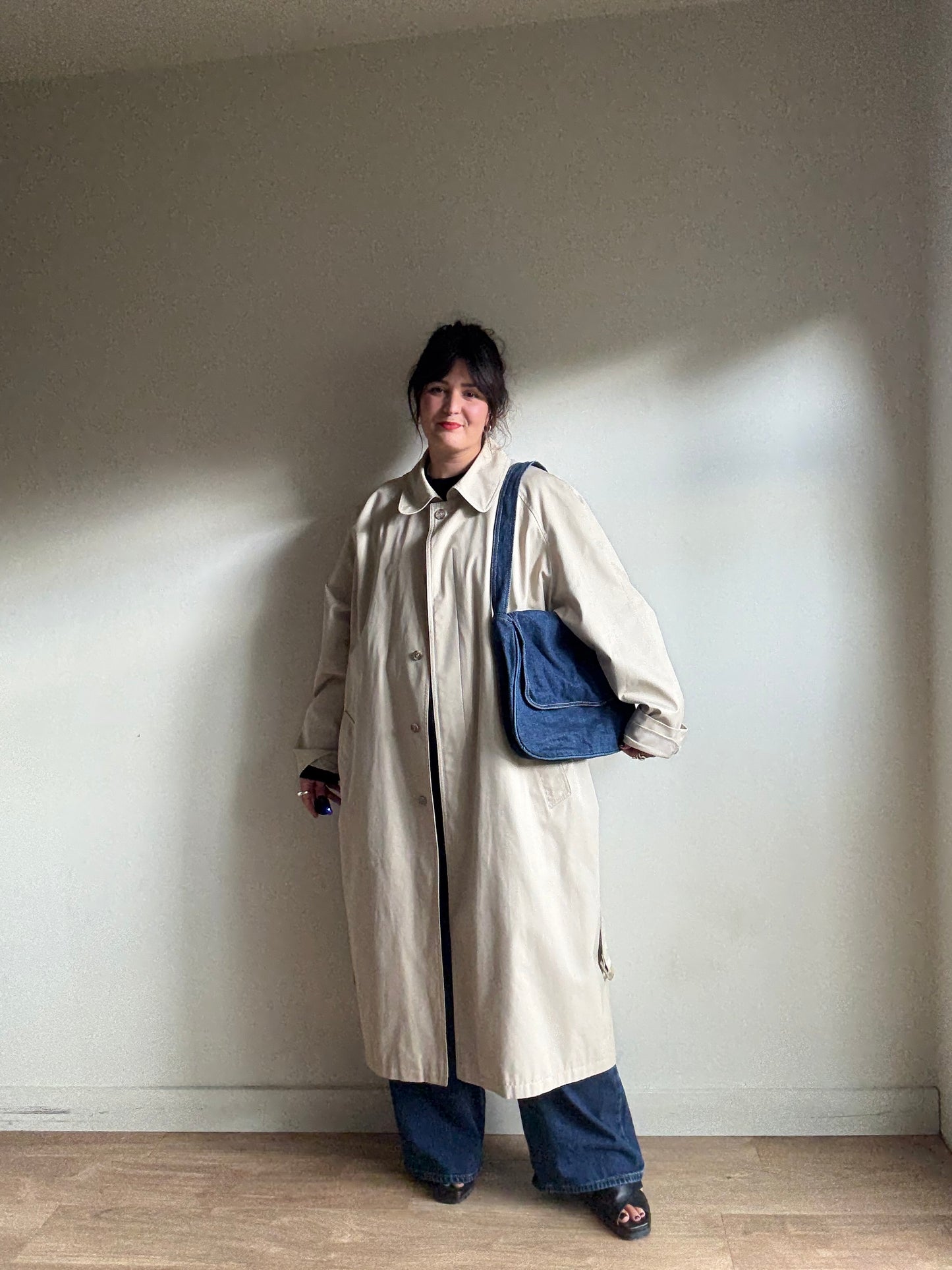 Vintage Mr Harry Trench Coat with Lining, L / XL