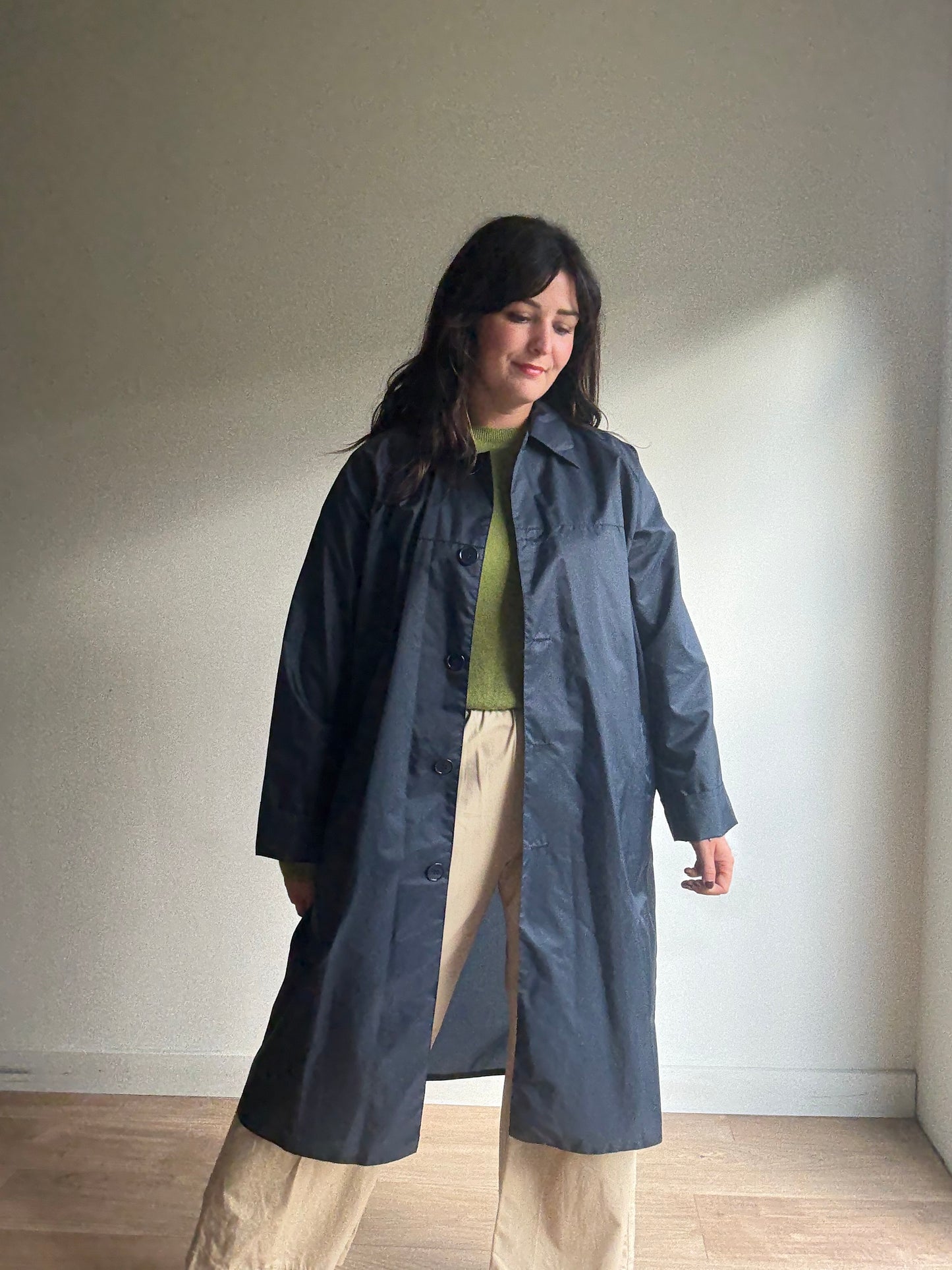 Vintage 'Nicholls of London' Waterproof Over Coat, L