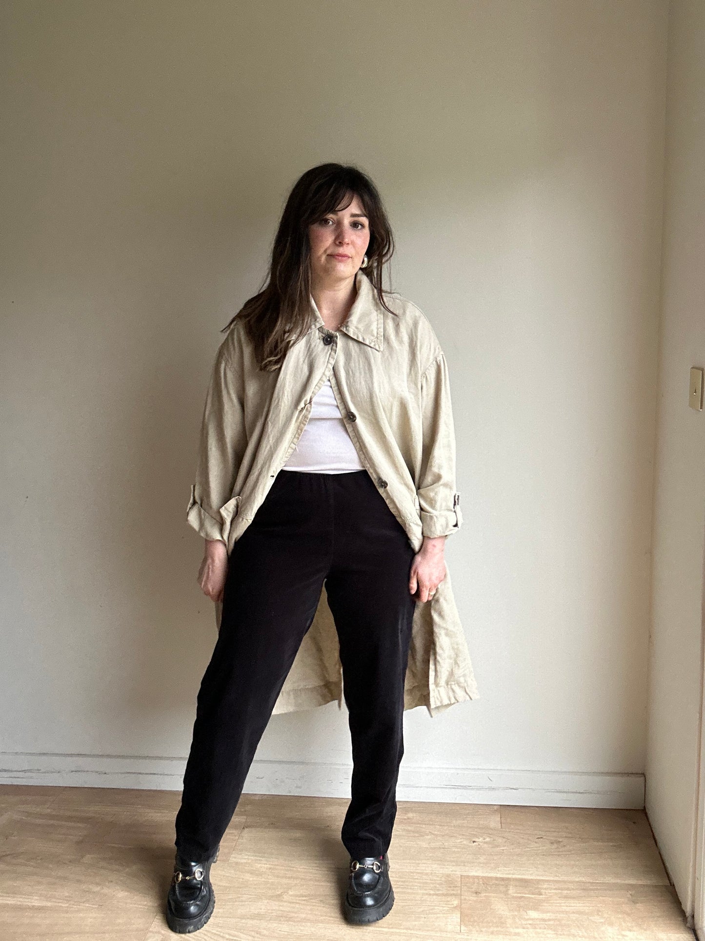 OSKA Slim Leg Needle Cord Trousers - Size 3