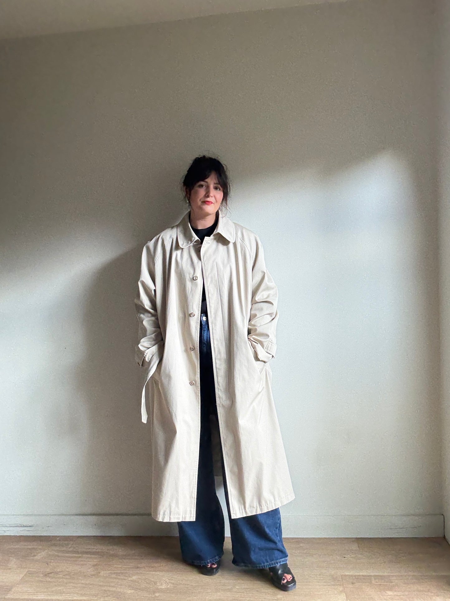 Vintage Mr Harry Trench Coat with Lining, L / XL