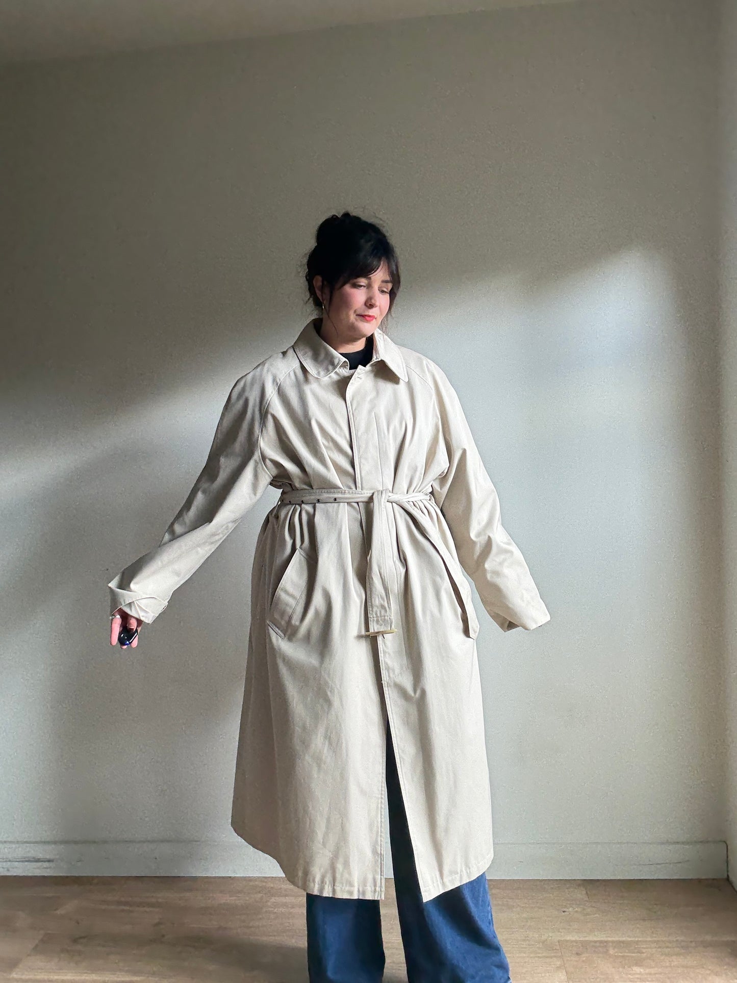 Vintage Mr Harry Trench Coat with Lining, L / XL