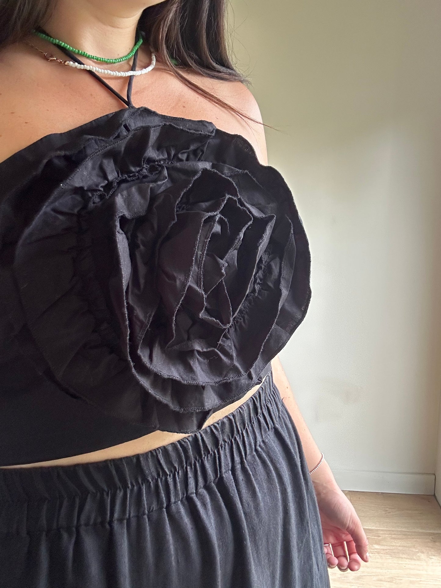 Zara Ruffle Flower Top, XL