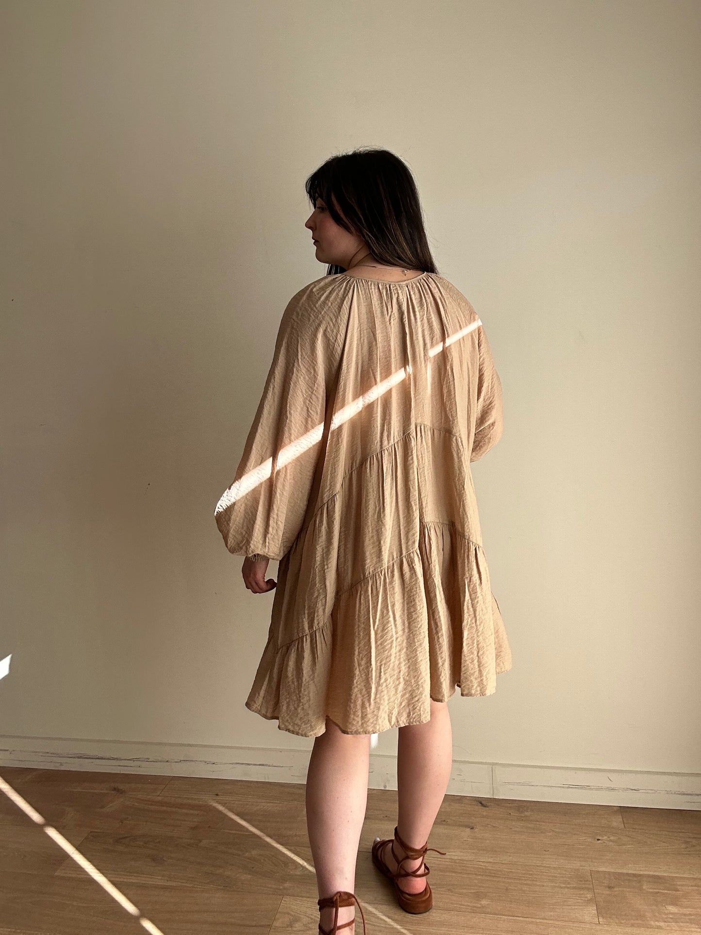 H&M Tiered Loose Dress, M
