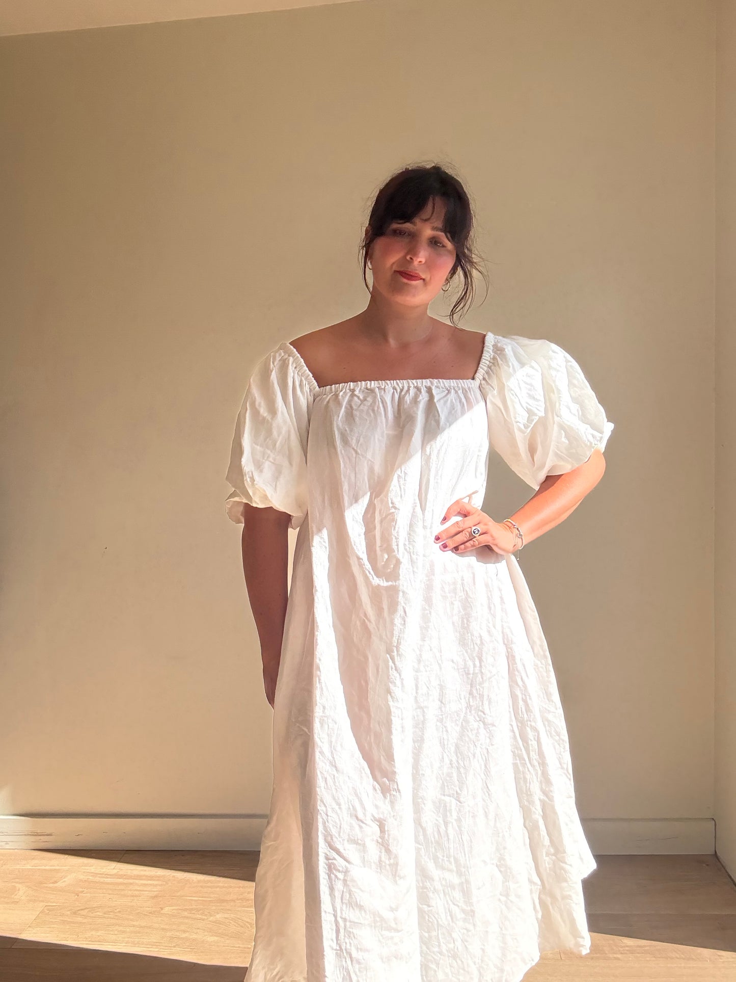 Pretty Lavish NEW Cotton Linen Dress, S