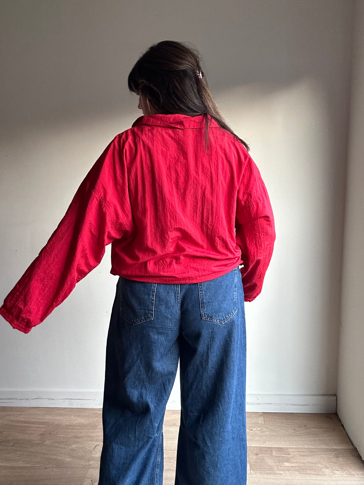 Vintage Lavon Shell Bomber Jacket, L