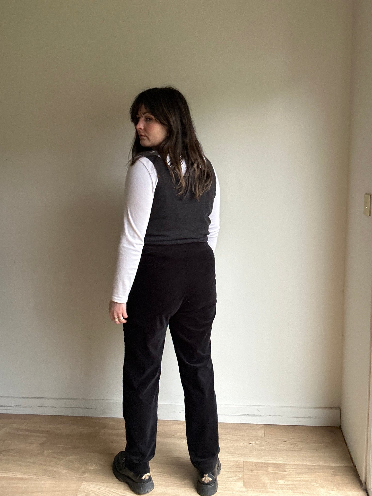 OSKA Slim Leg Needle Cord Trousers - Size 3