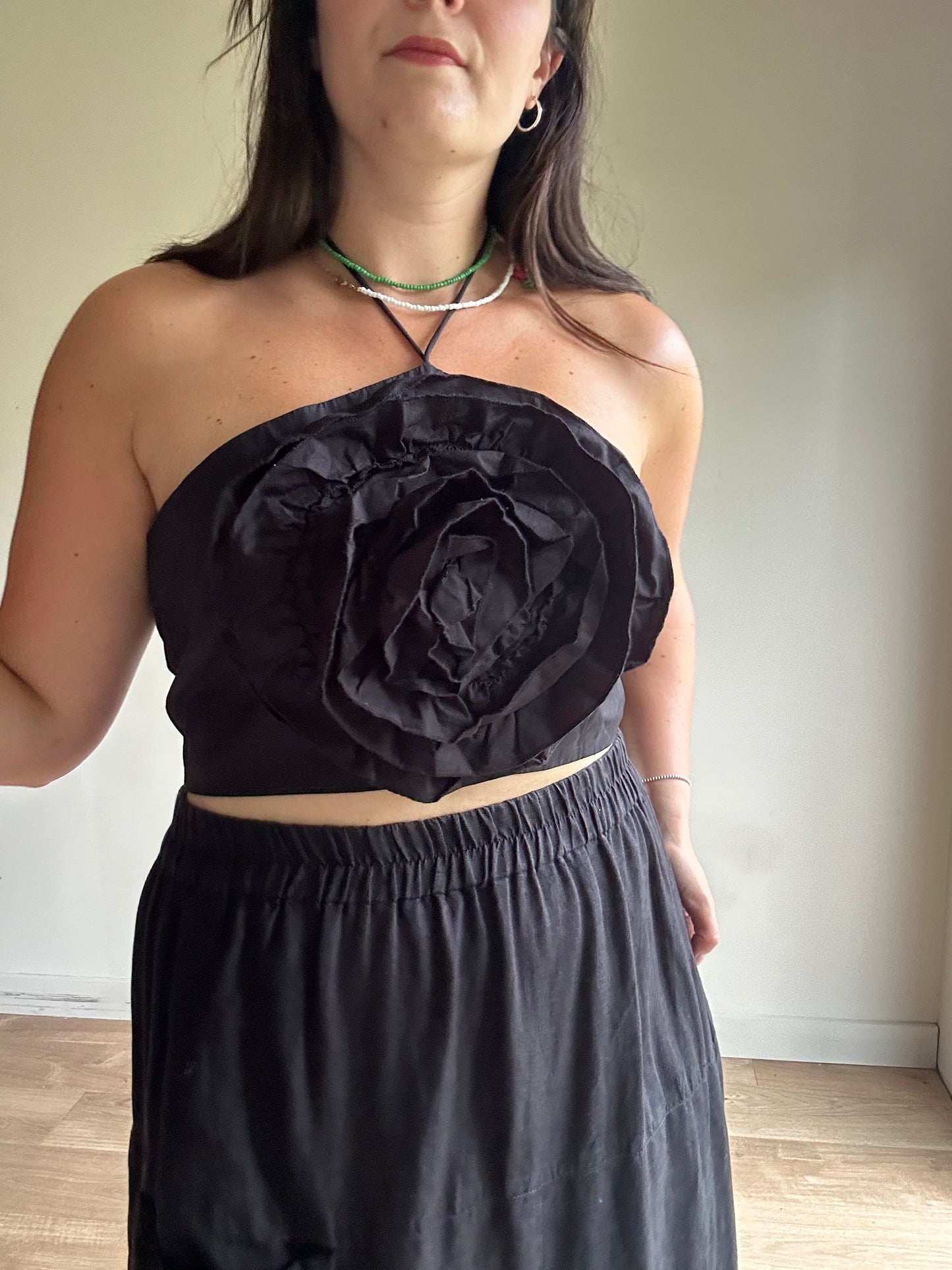 Zara Ruffle Flower Top, XL