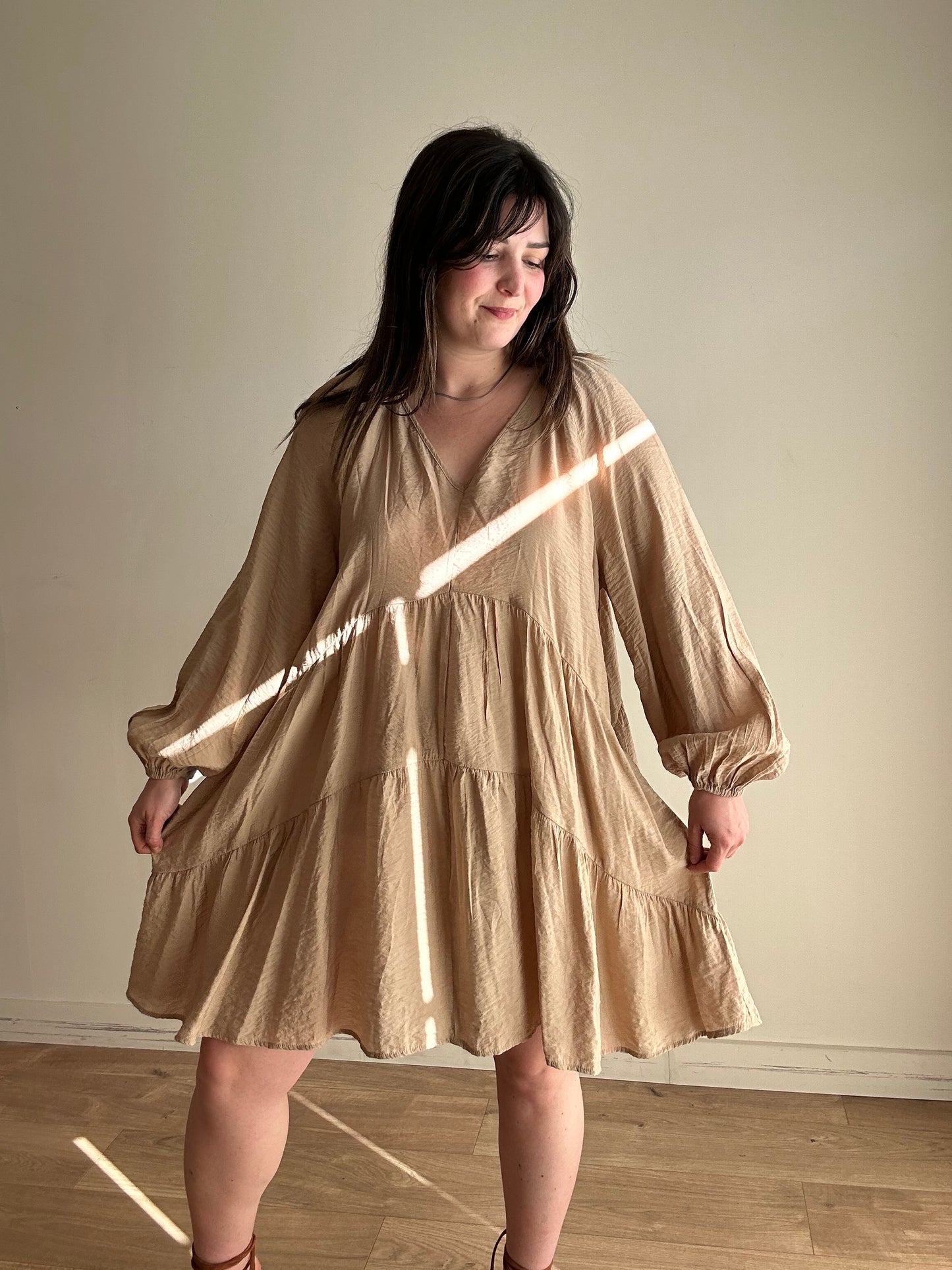 H&M Tiered Loose Dress, M