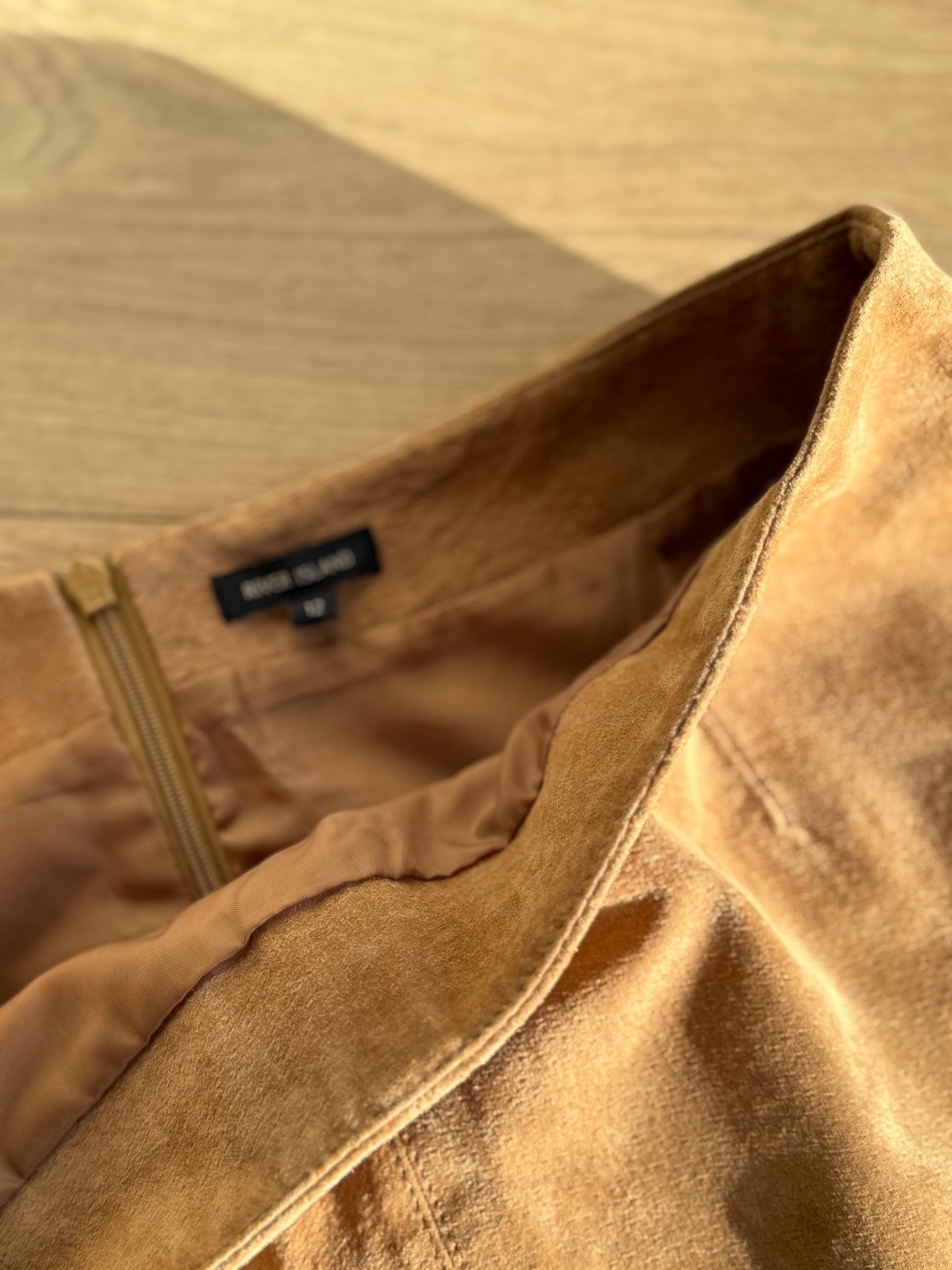 River Island Real Suede Mini Skirt, 12