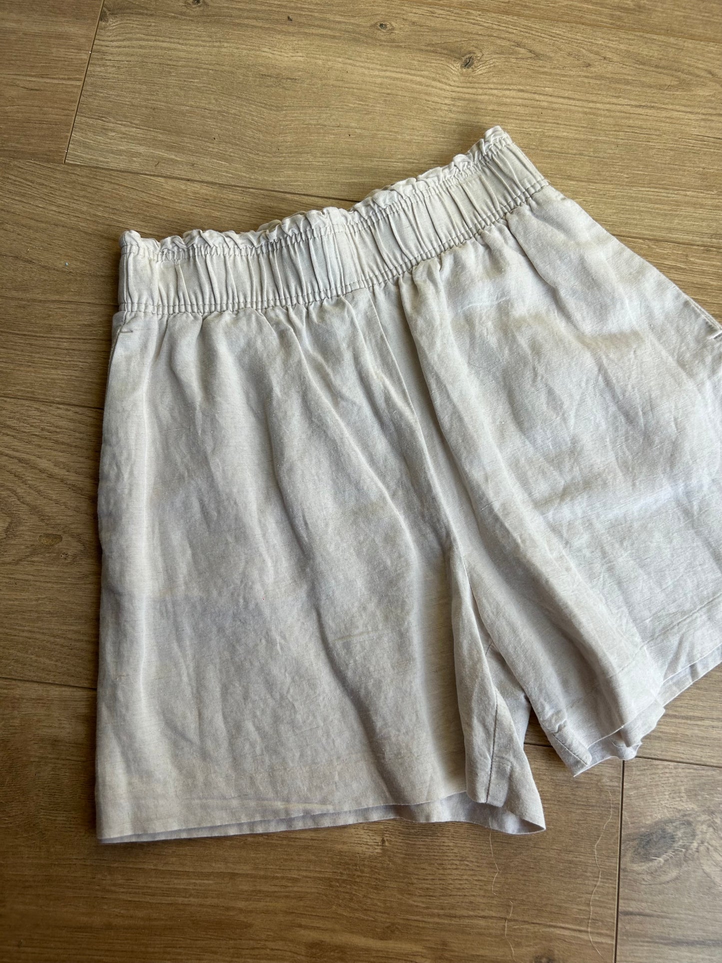 H&M Linen Blend Shorts, S