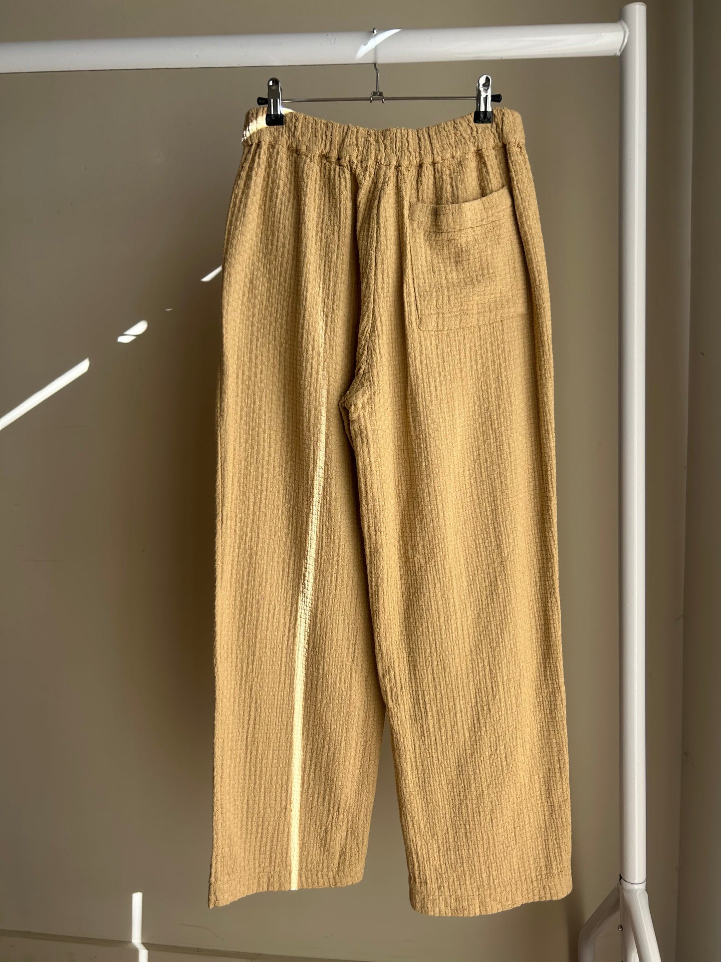 Free People Cotton Waffle Trousers, XS/S