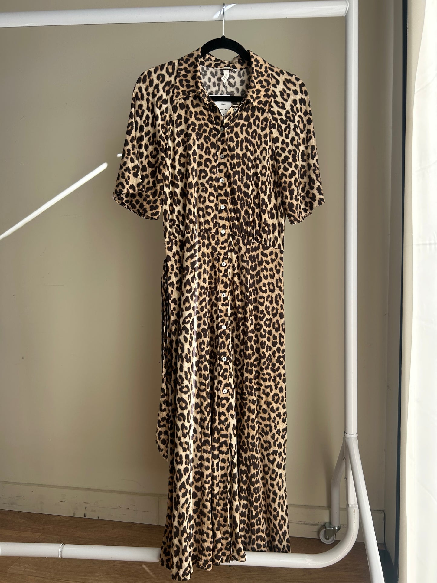 Leopard H&M Midi Dress, XS