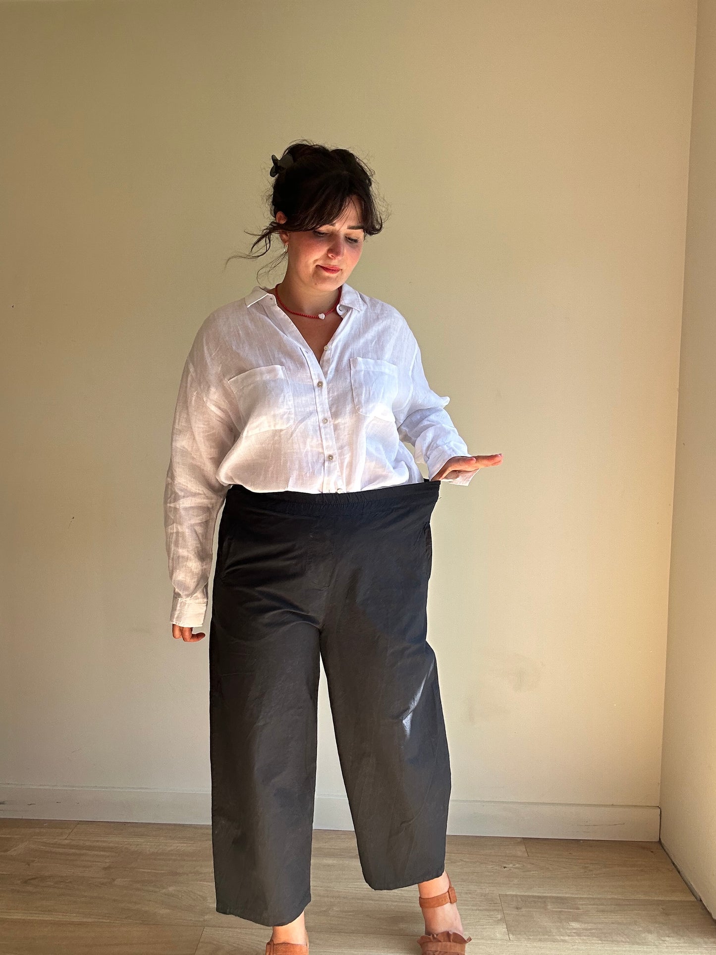 Hannoh Wessel Cotton Barrel Trousers, 40