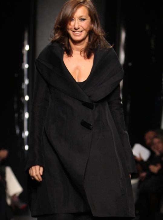 Donna Karan Wool Mix Statement Runway Coat, 14