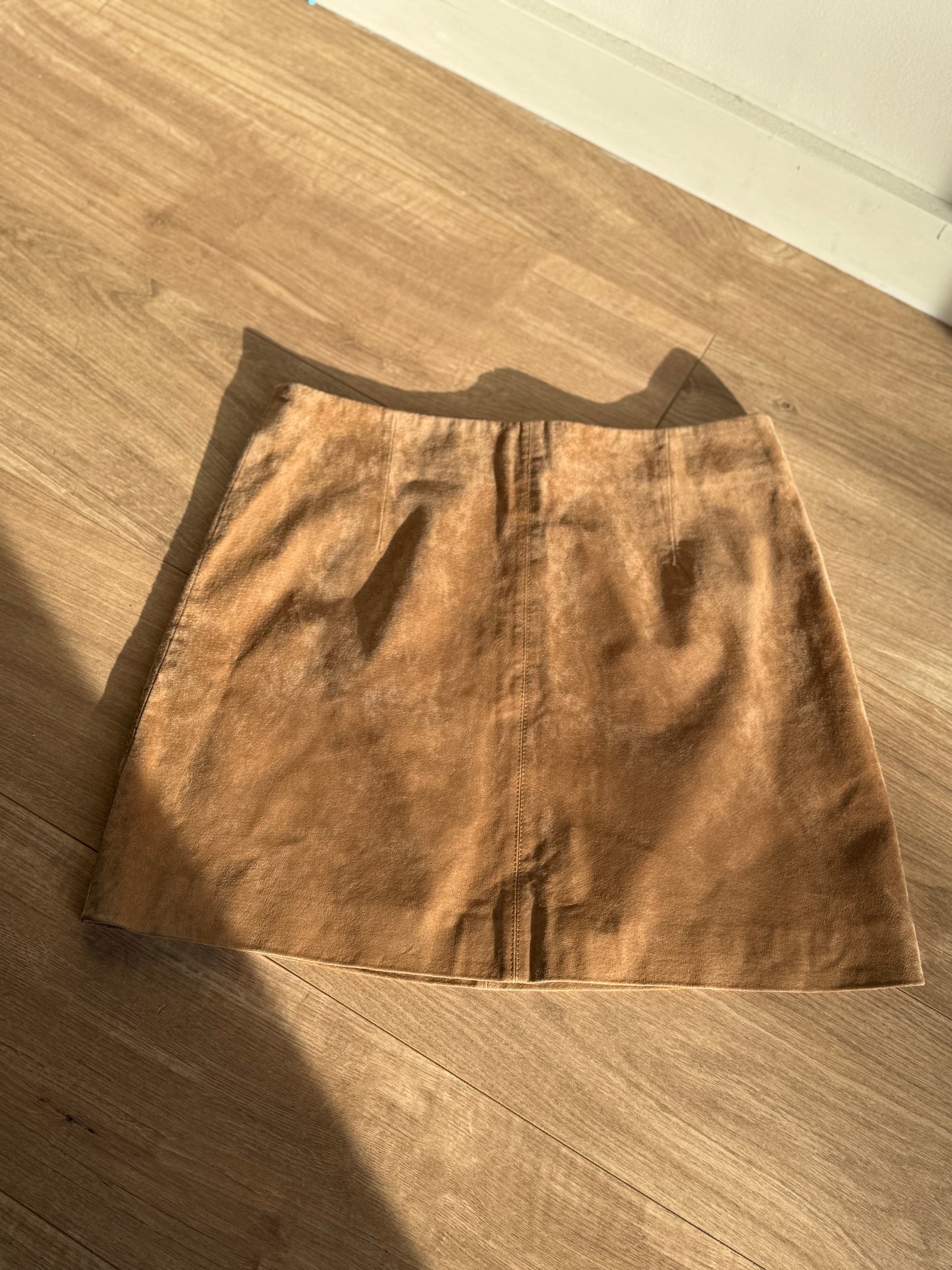 River Island Real Suede Mini Skirt, 12