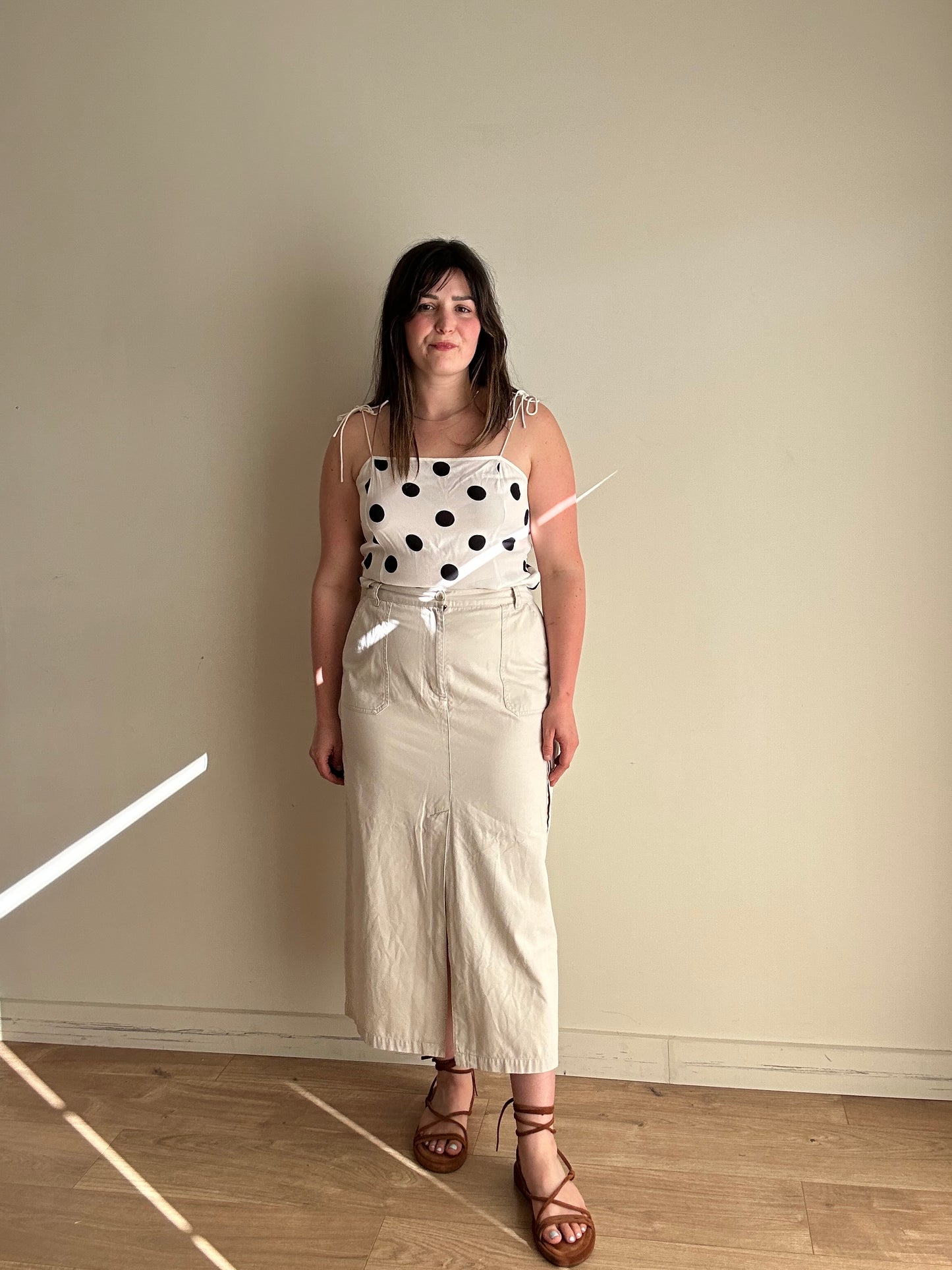 Vintage Utility Midi Skirt, 12-14