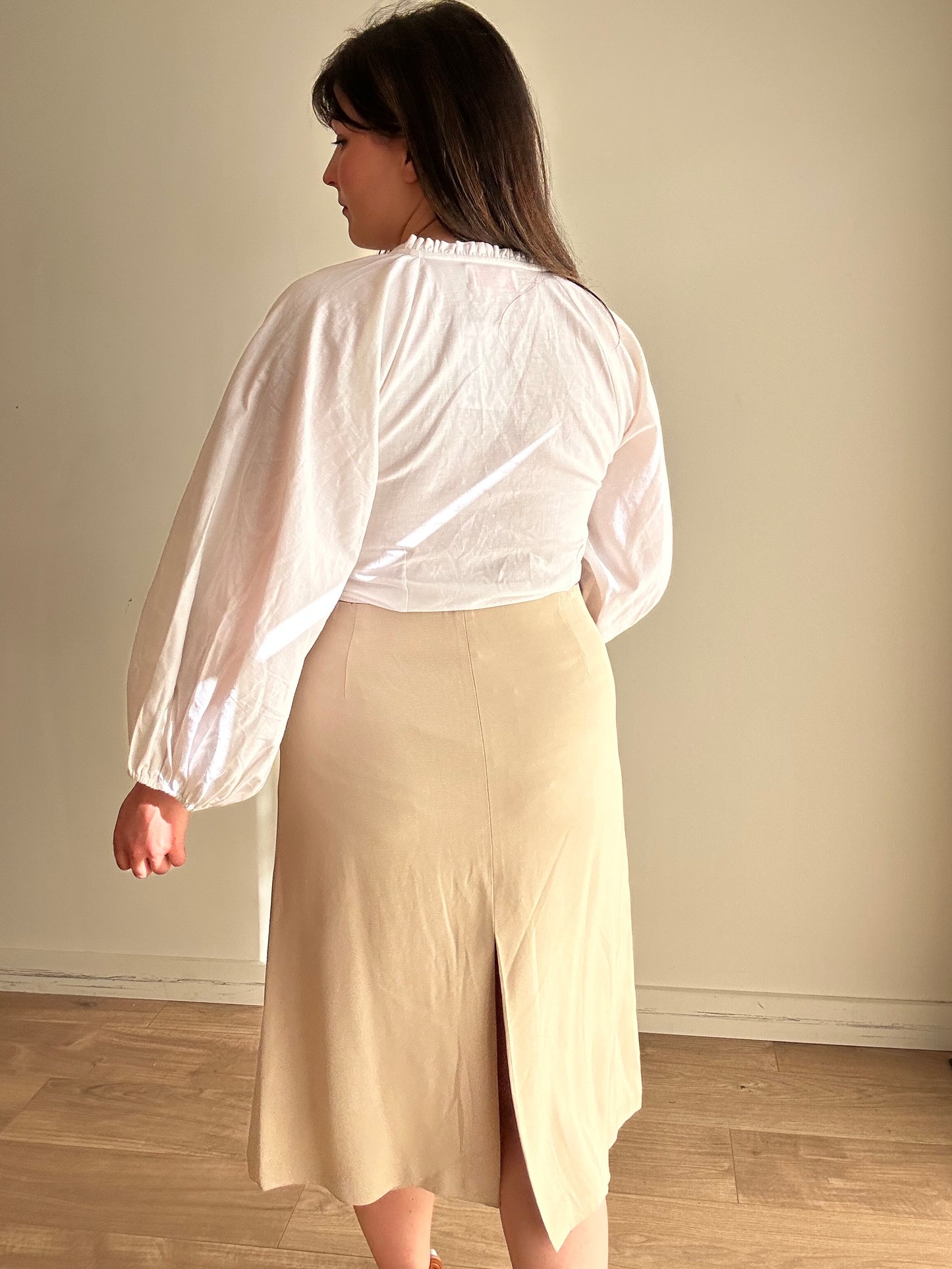 Massimo Dutti NEW Split Skirt, XL