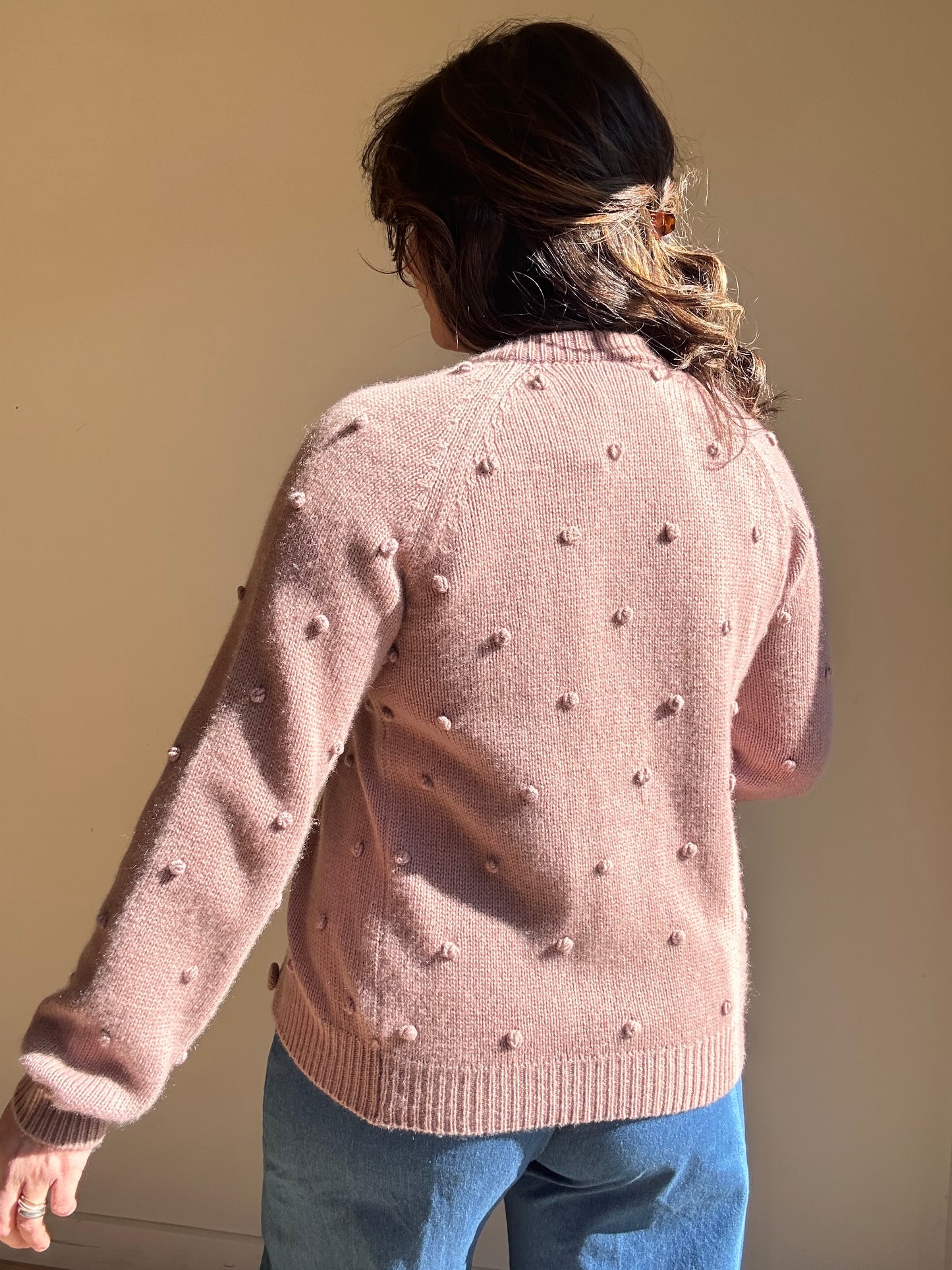 Crumpet Cashmere Popcorn Cardigan, M