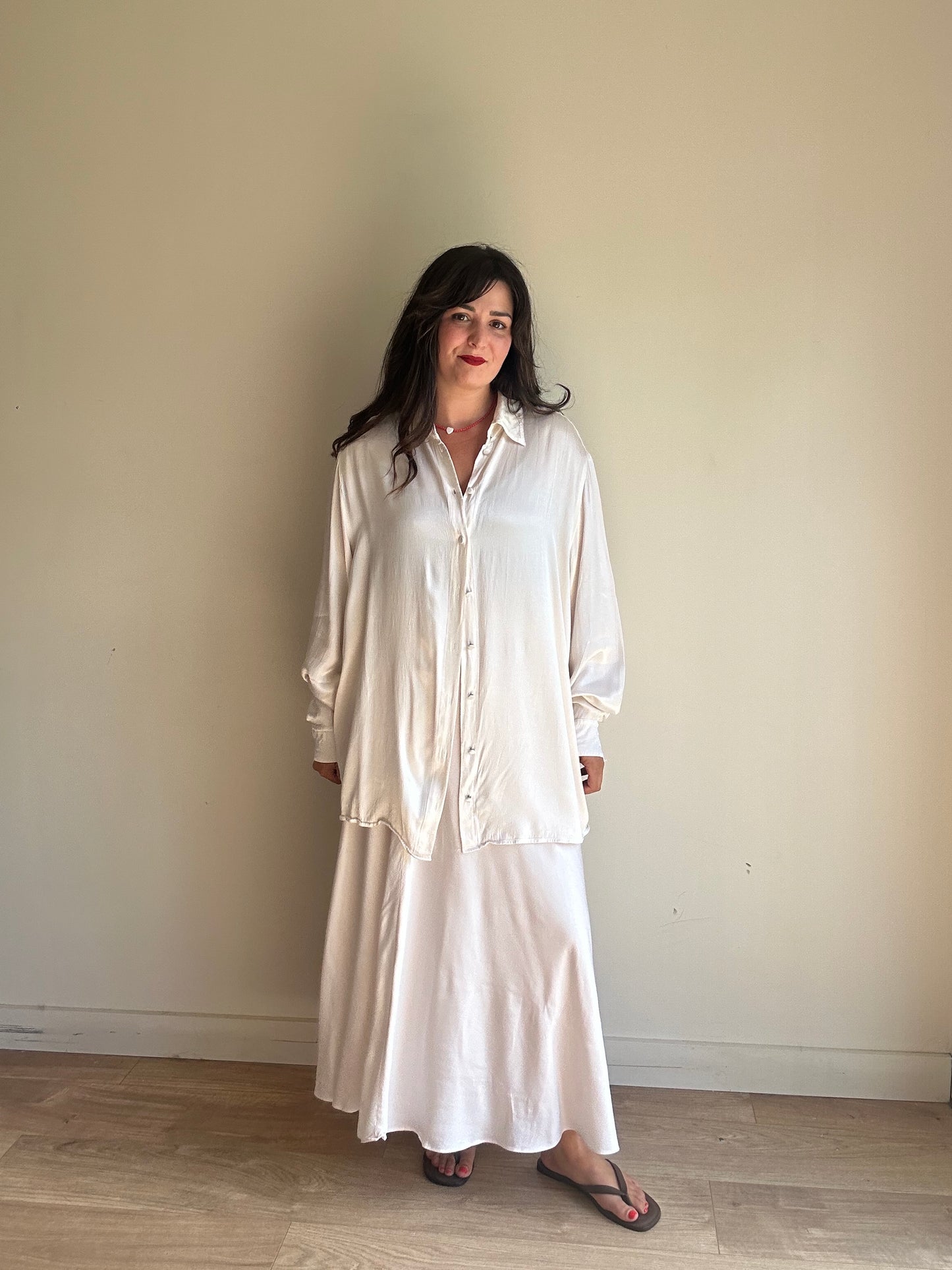 Ghost Satin Ellie Shirt, XL